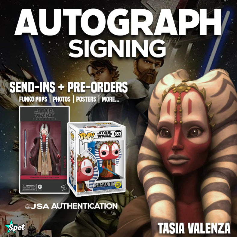 Tasia Valenza Returns to StarSpot for Her Second Signing! | Shaak Ti in Star Wars & Poison Ivy in Batman: Arkham