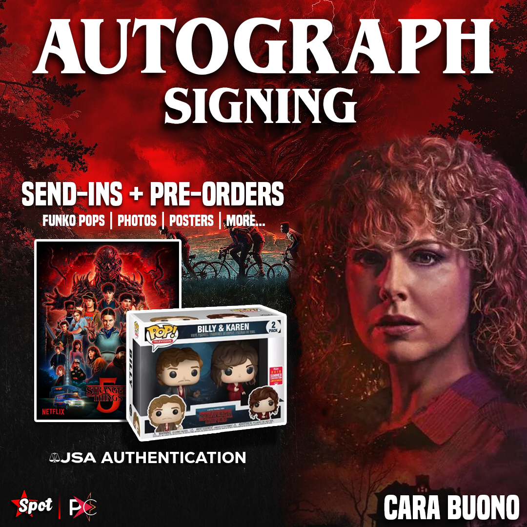 Cara Buono to Sign for StarSpot! | Karen Wheeler in Stranger Things | Kelli Moltisanti in The Sopranos | Gamemnae in Supergirl