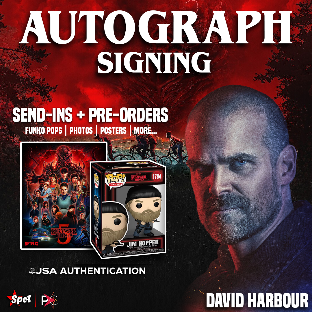 David Harbour to Sign for StarSpot! | Jim Hopper in Stranger Things