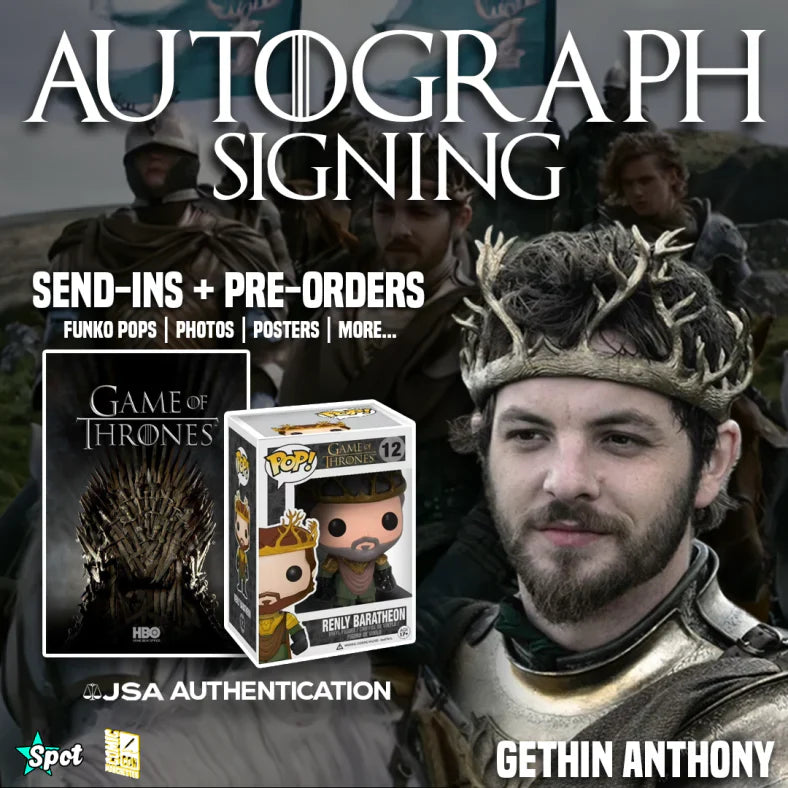 Gethin Anthony to Sign for StarSpot! | Renly Baratheon in Game of Thrones