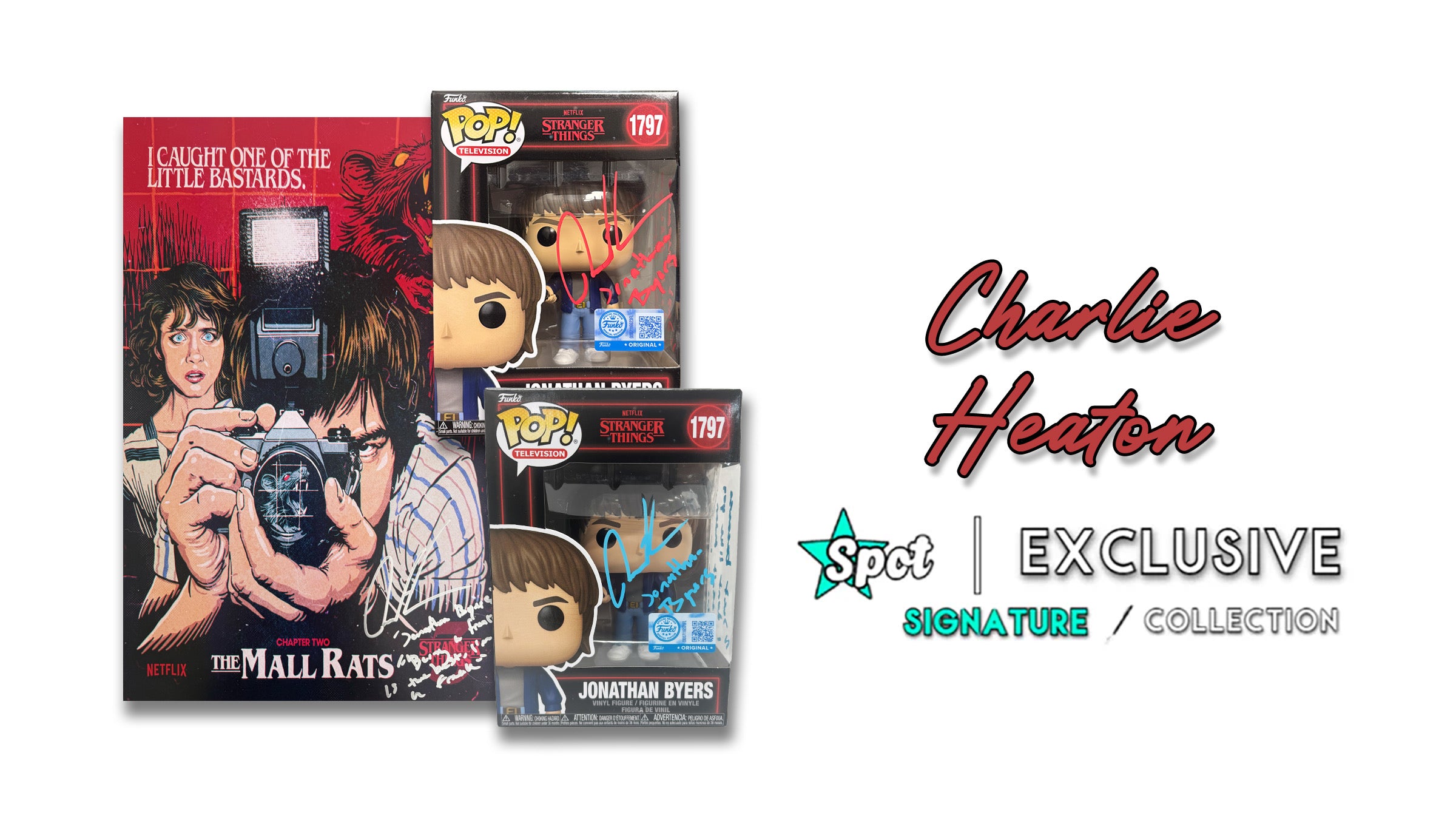Charlie Heaton Exclusive Signed Collection | Jonathan Byers
