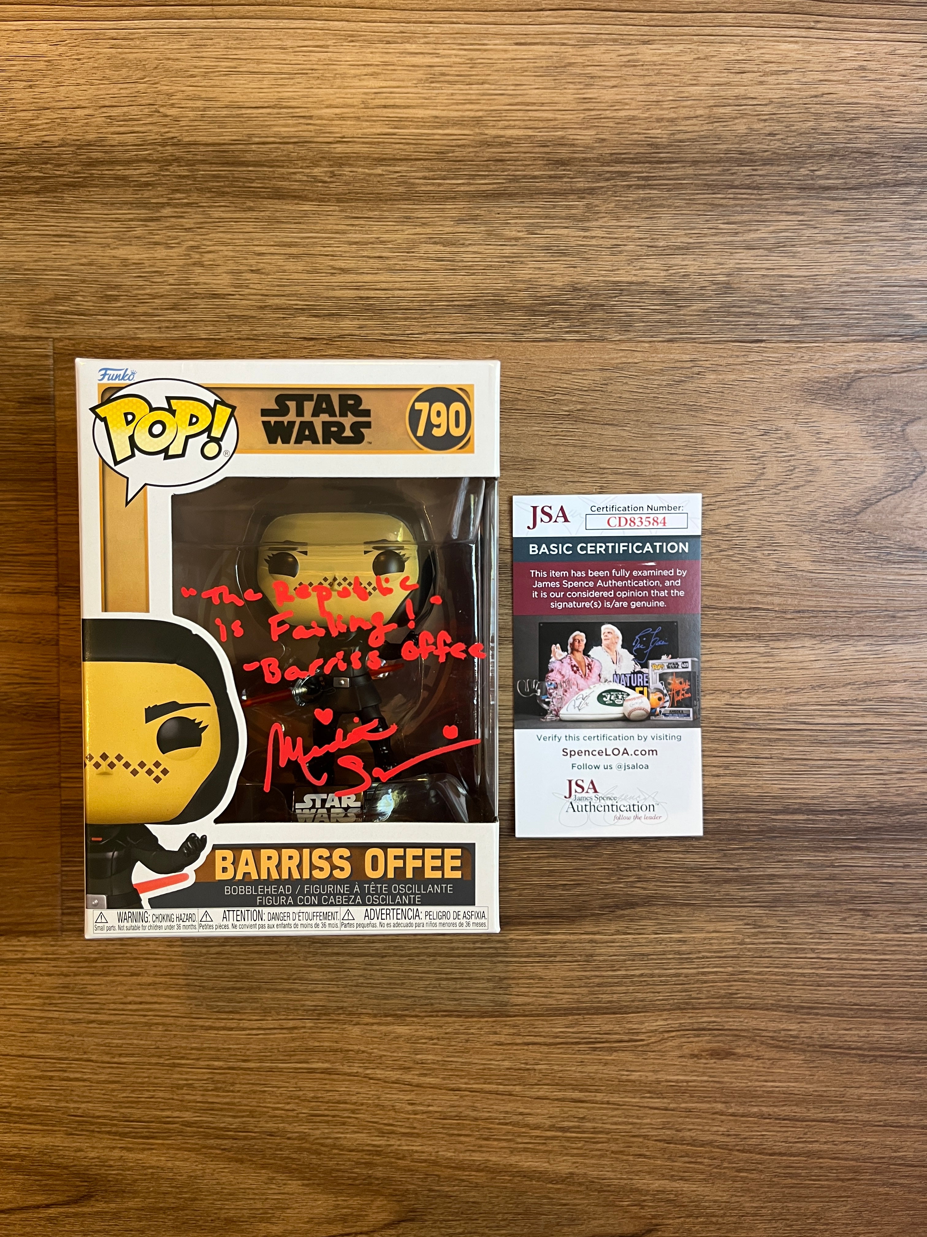 Meredith Salenger Exclusive Signed collection | Barriss Offee | Ione Marcy