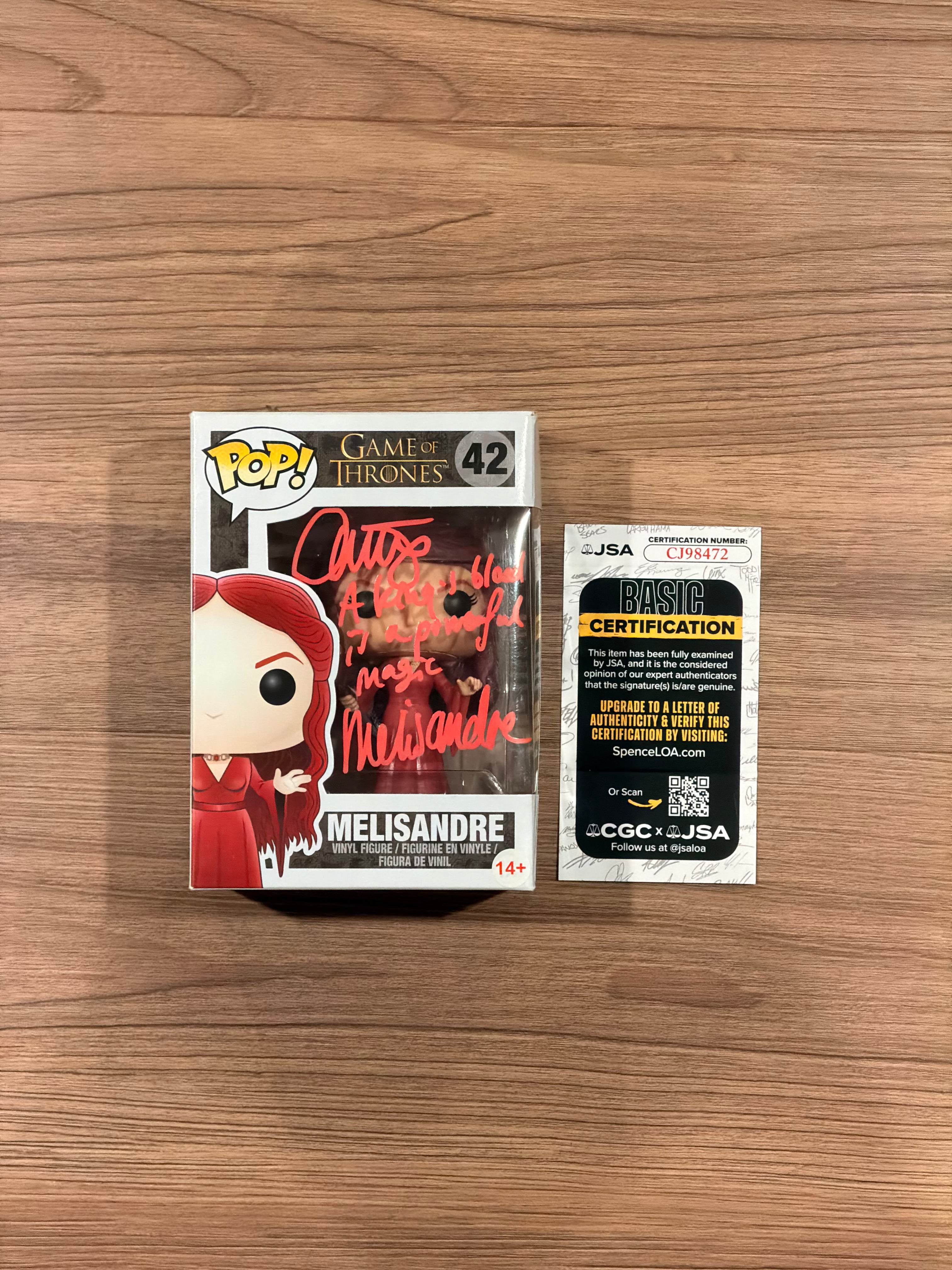 Carice van Houten Exclusive Signed Collection | Melisandre