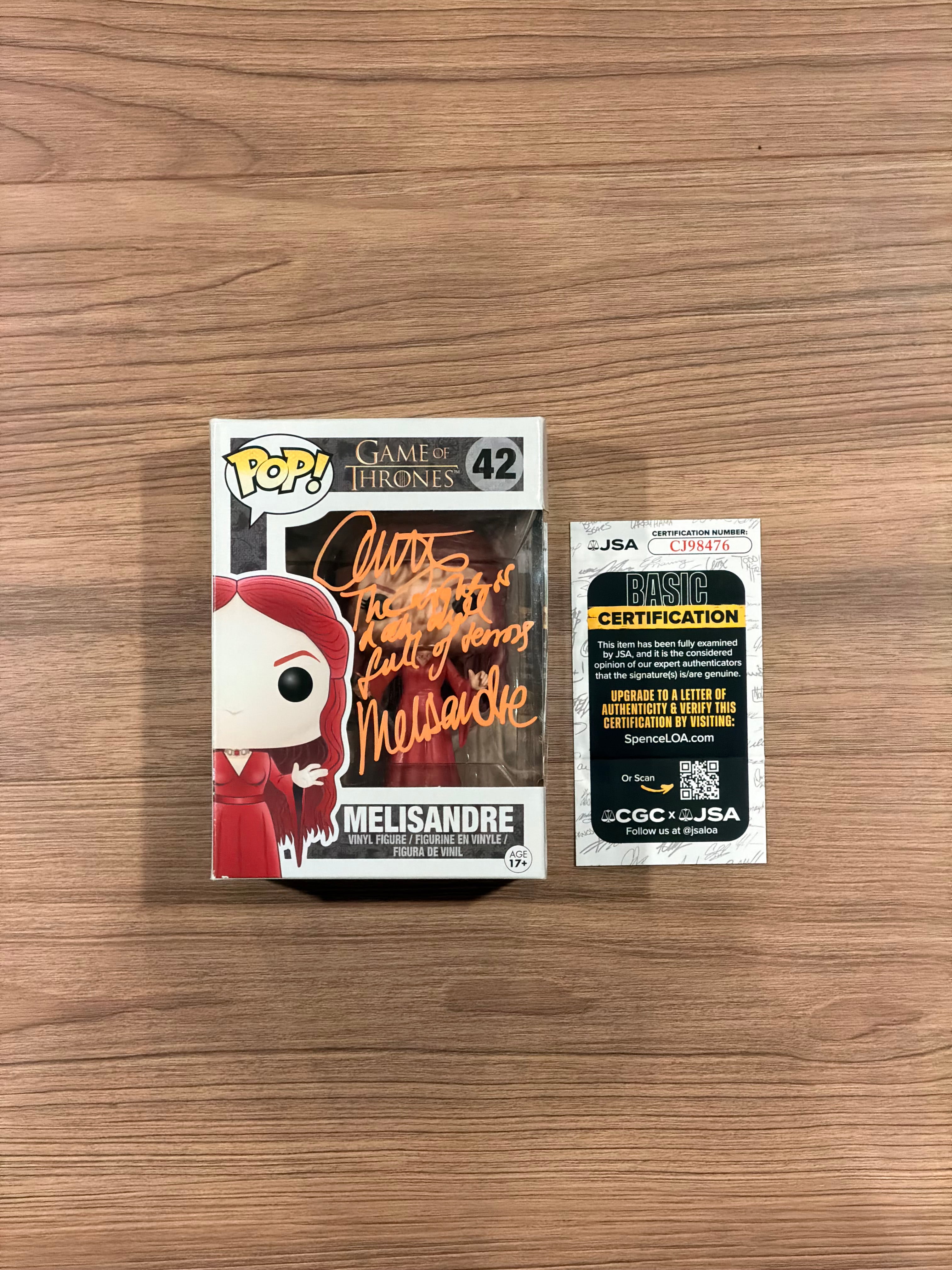 Carice van Houten Exclusive Signed Collection | Melisandre