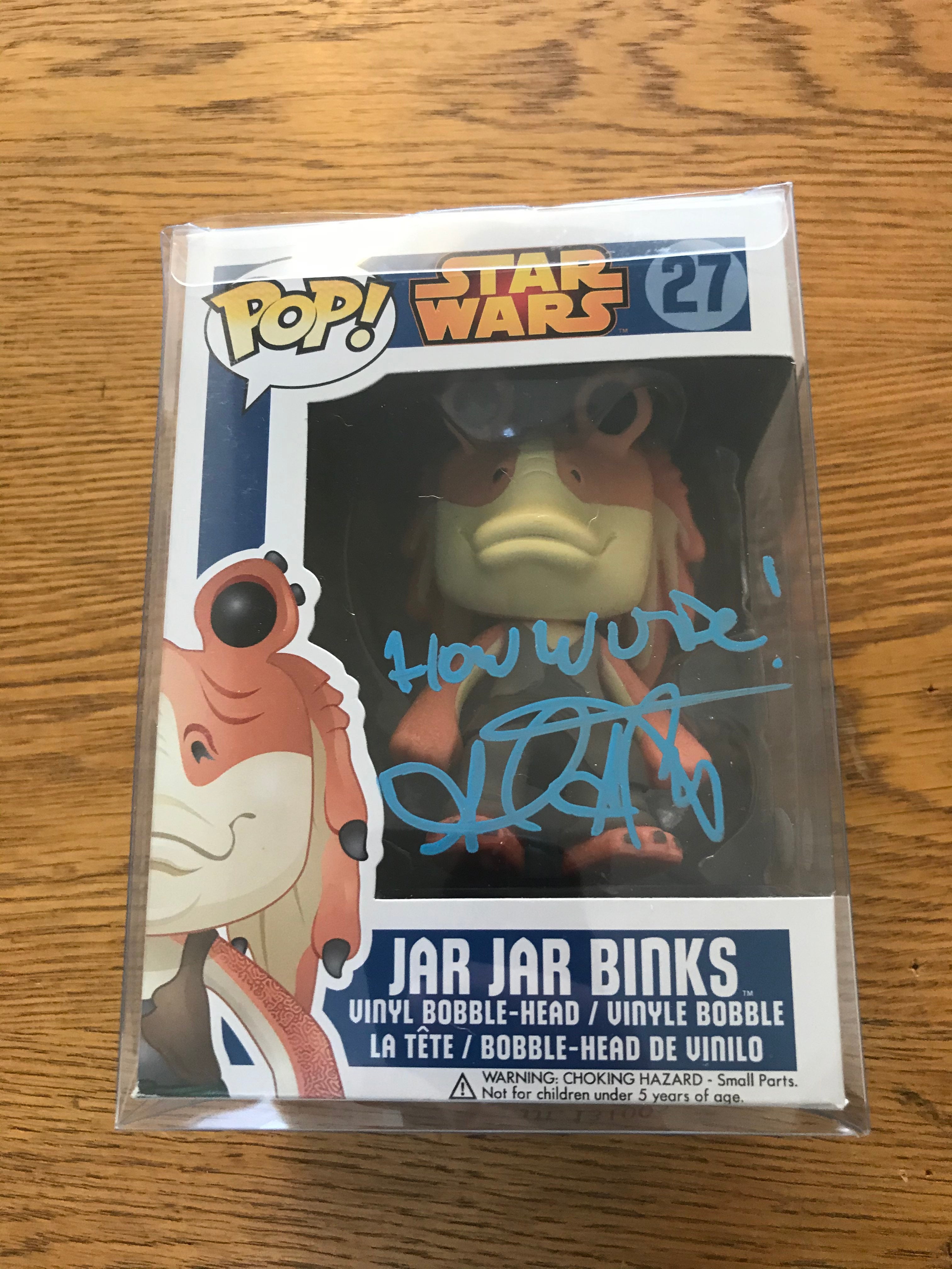 Ahmed Best Exclusive Signed Collection | Jar Jar Binks