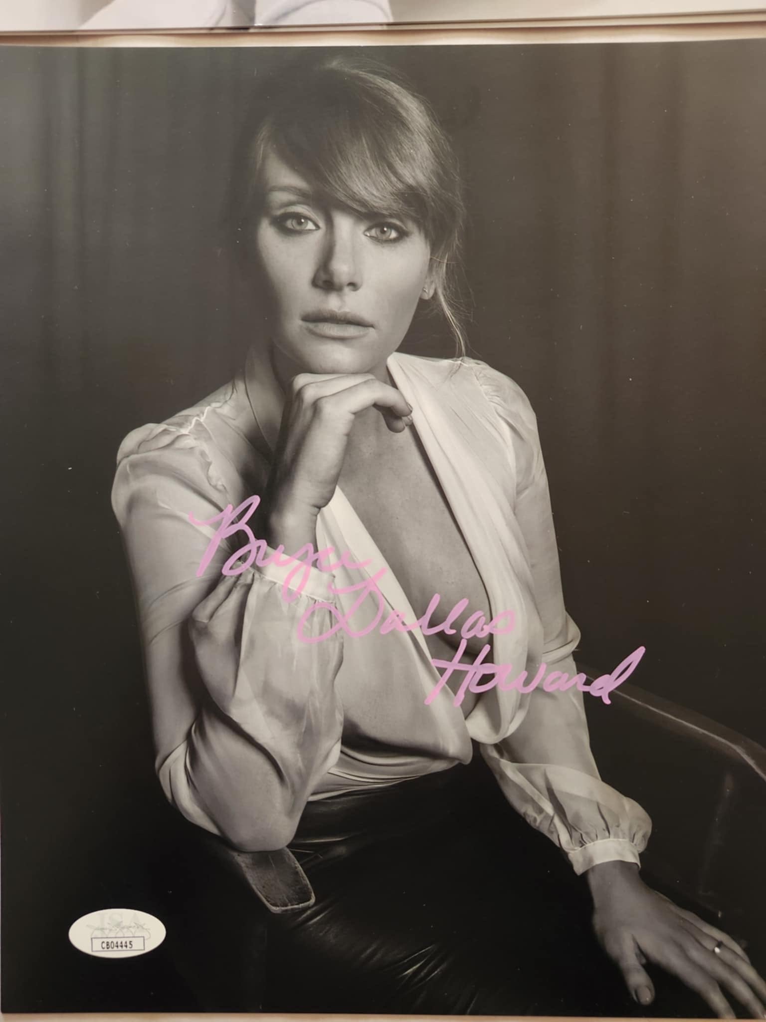 Bryce Dallas Howard Exclusive Signed Collection | Gwen Stacy | Claire Dearing | Yaddle