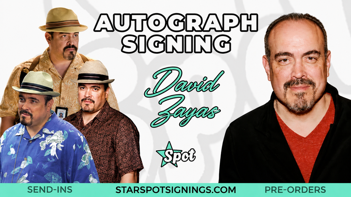 David Zayas Autograph Signing