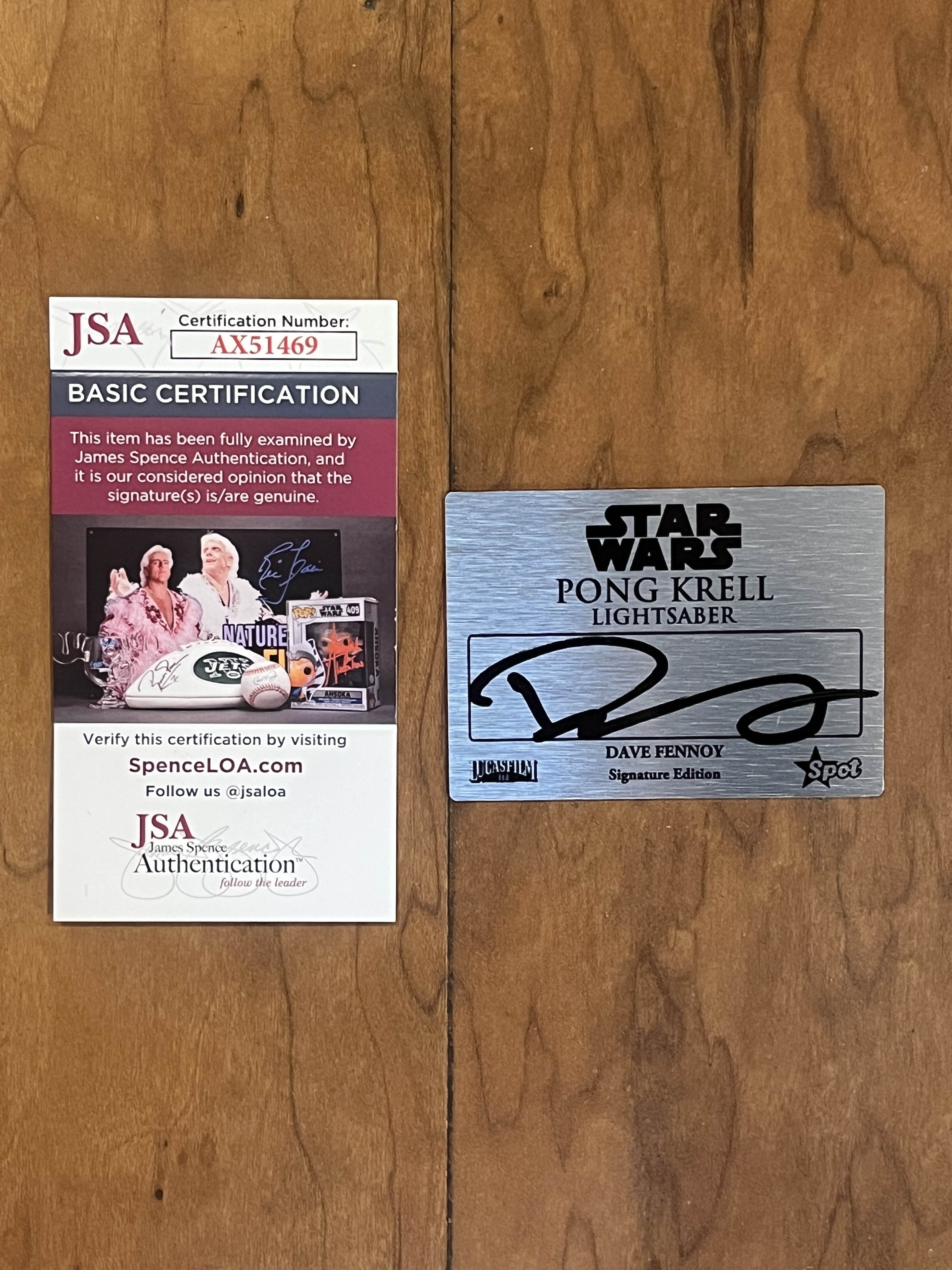 Dave Fennoy Exclusive Signed Collection | Pong Krell | Lee Everett