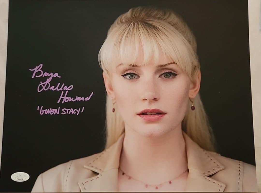 Bryce Dallas Howard Exclusive Signed Collection | Gwen Stacy | Claire Dearing | Yaddle
