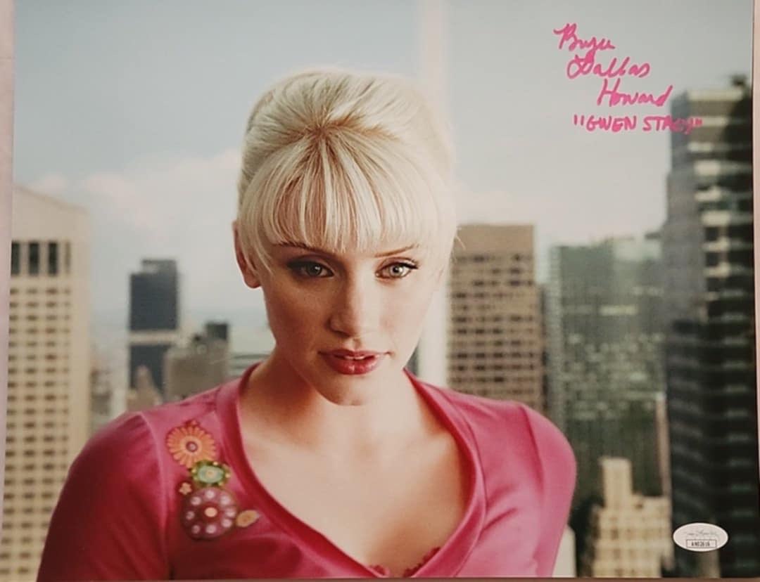Bryce Dallas Howard Exclusive Signed Collection | Gwen Stacy | Claire Dearing