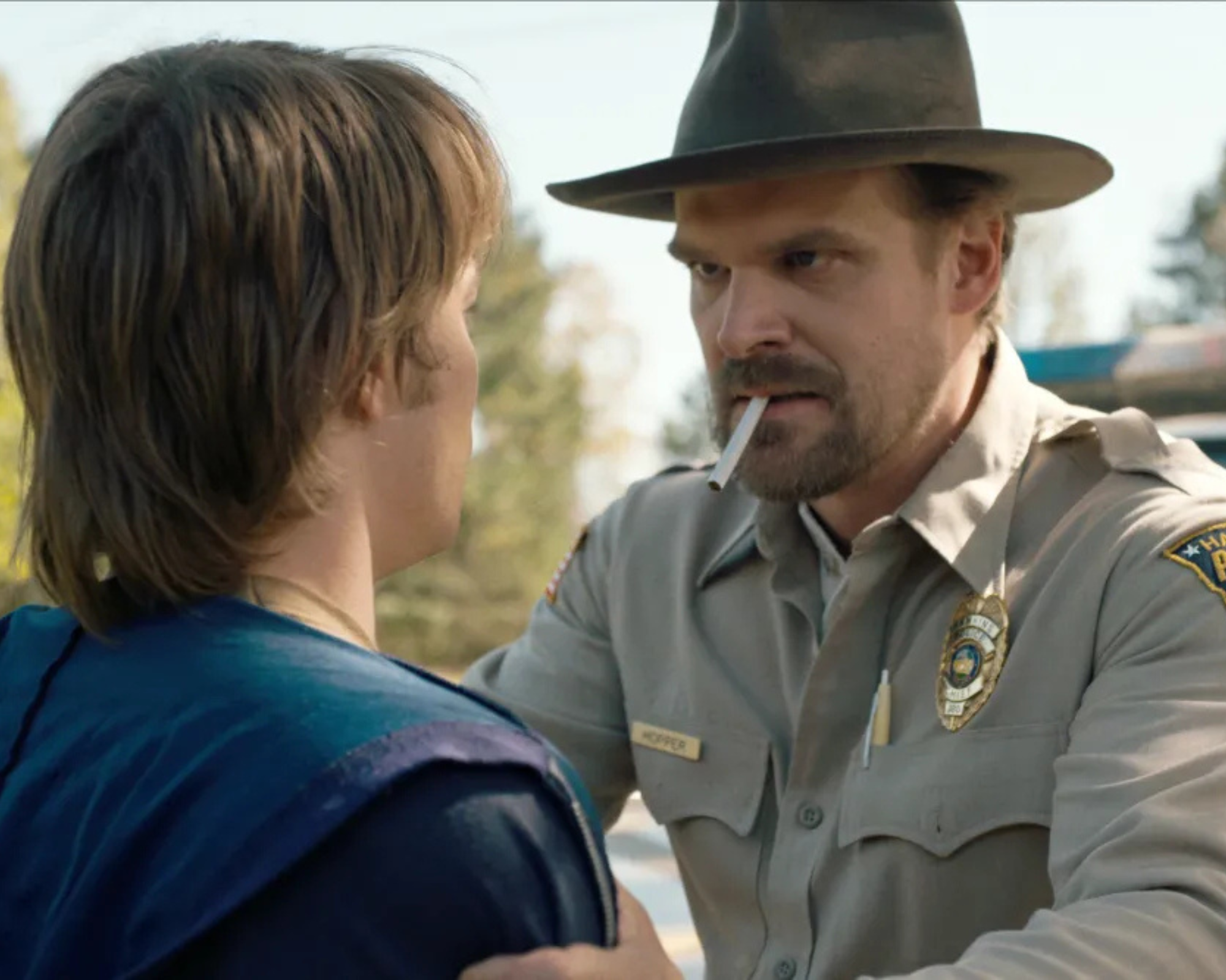 David Harbour Autograph Signing