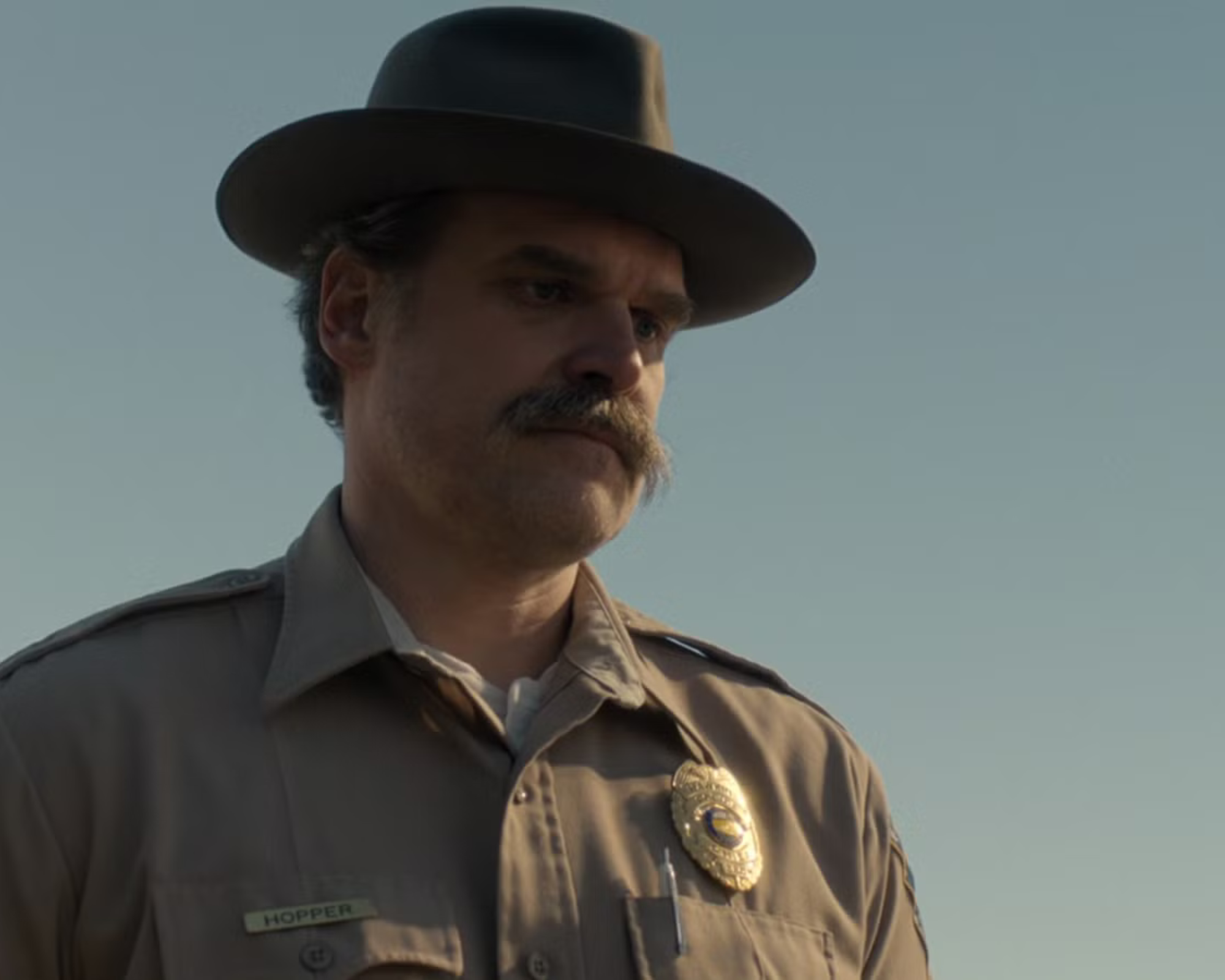 David Harbour Autograph Signing
