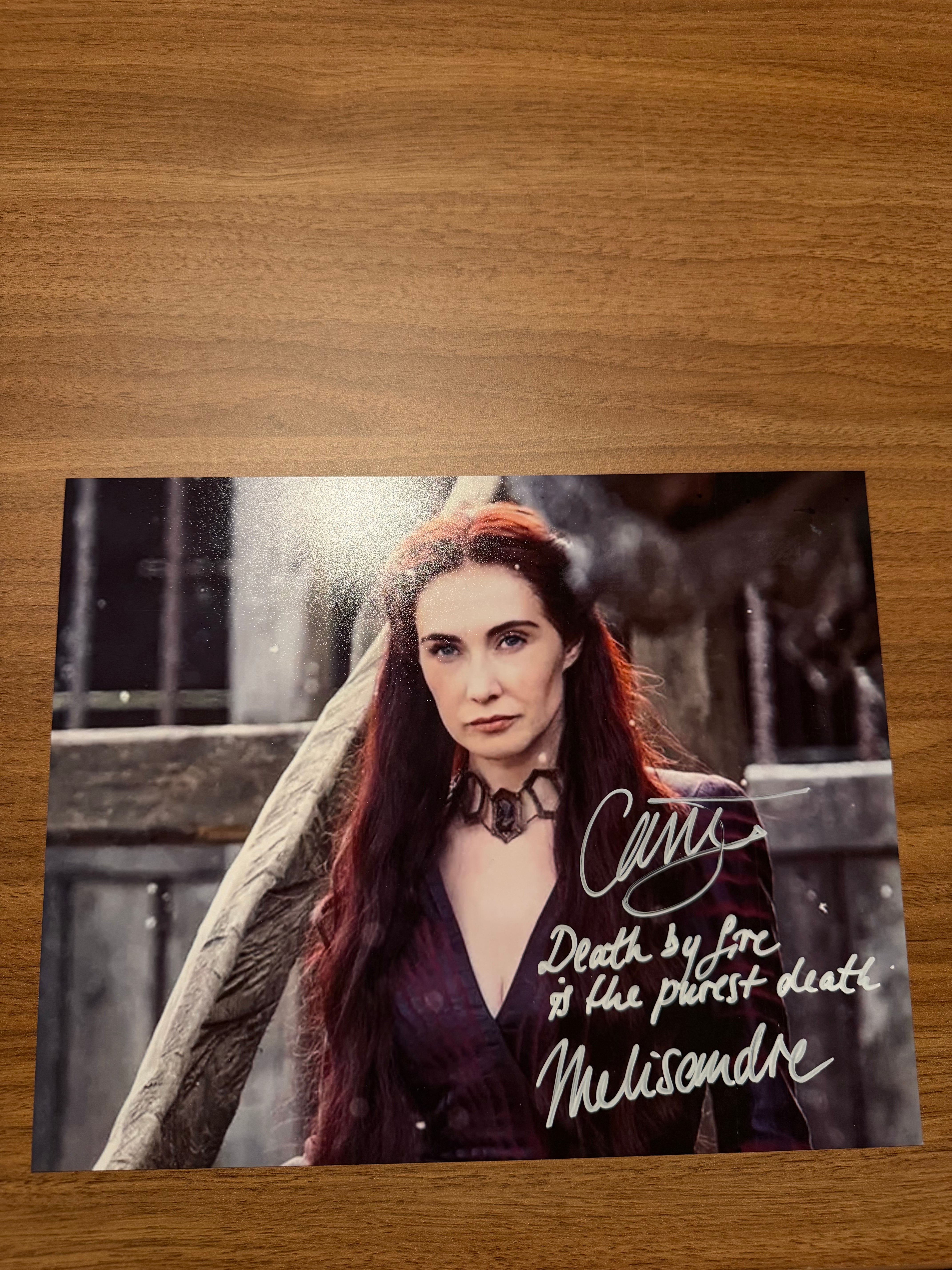 Carice van Houten Exclusive Signed Collection | Melisandre