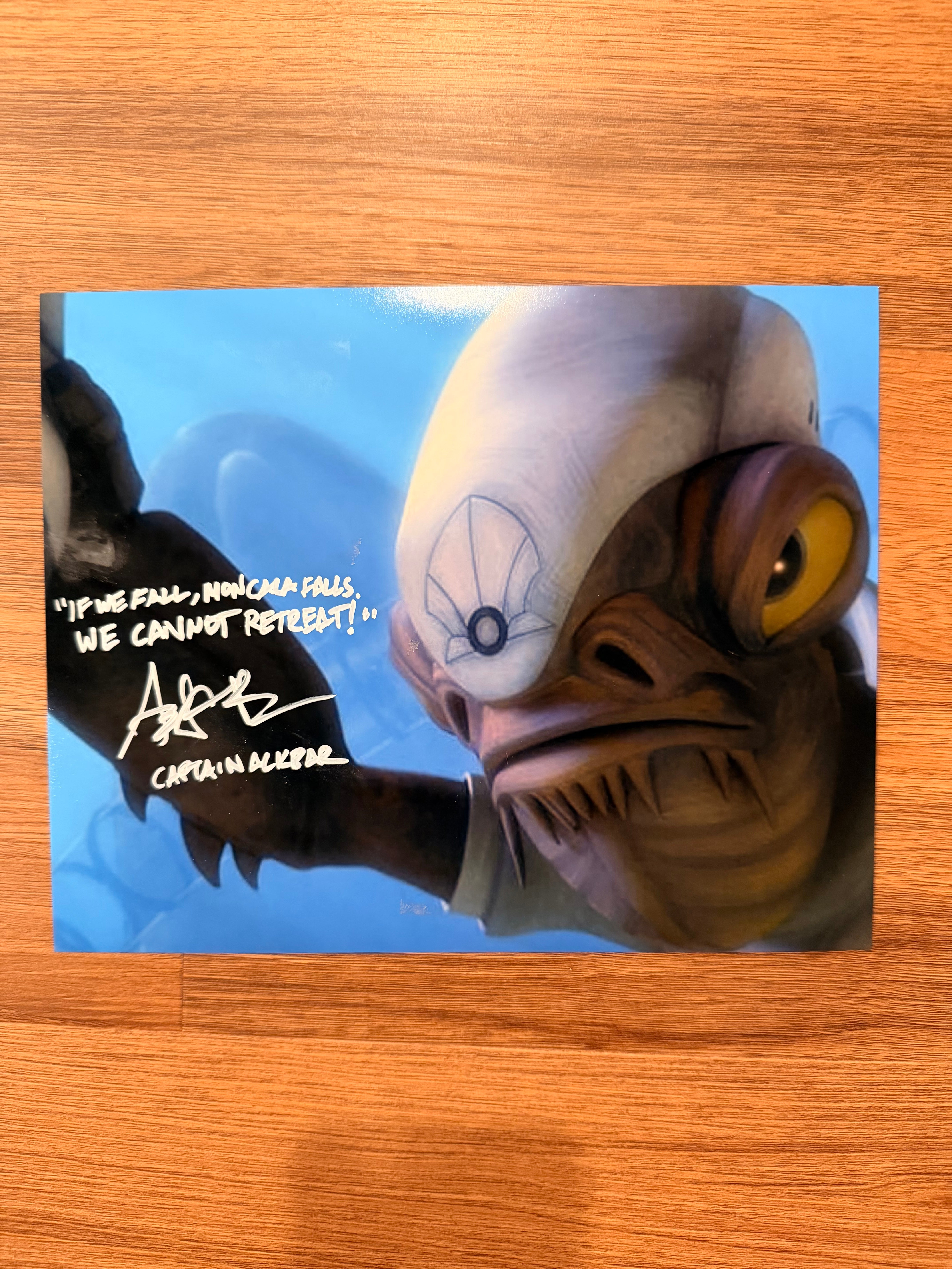 Artt Butler Exclusive Signed Collection | Captain Ackbar