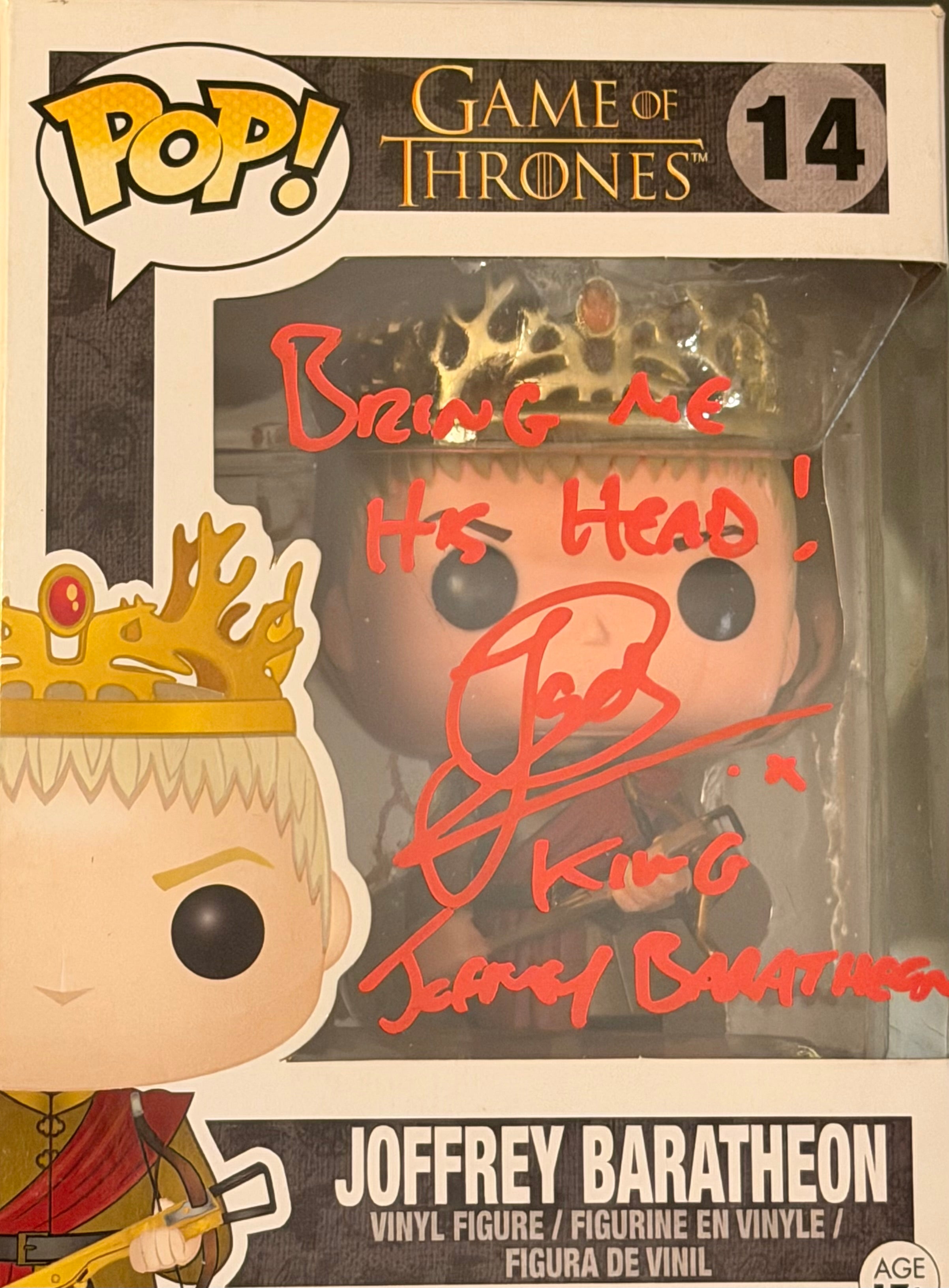 Jack Gleeson Exclusive Signed Collection | King Joffrey Baratheon