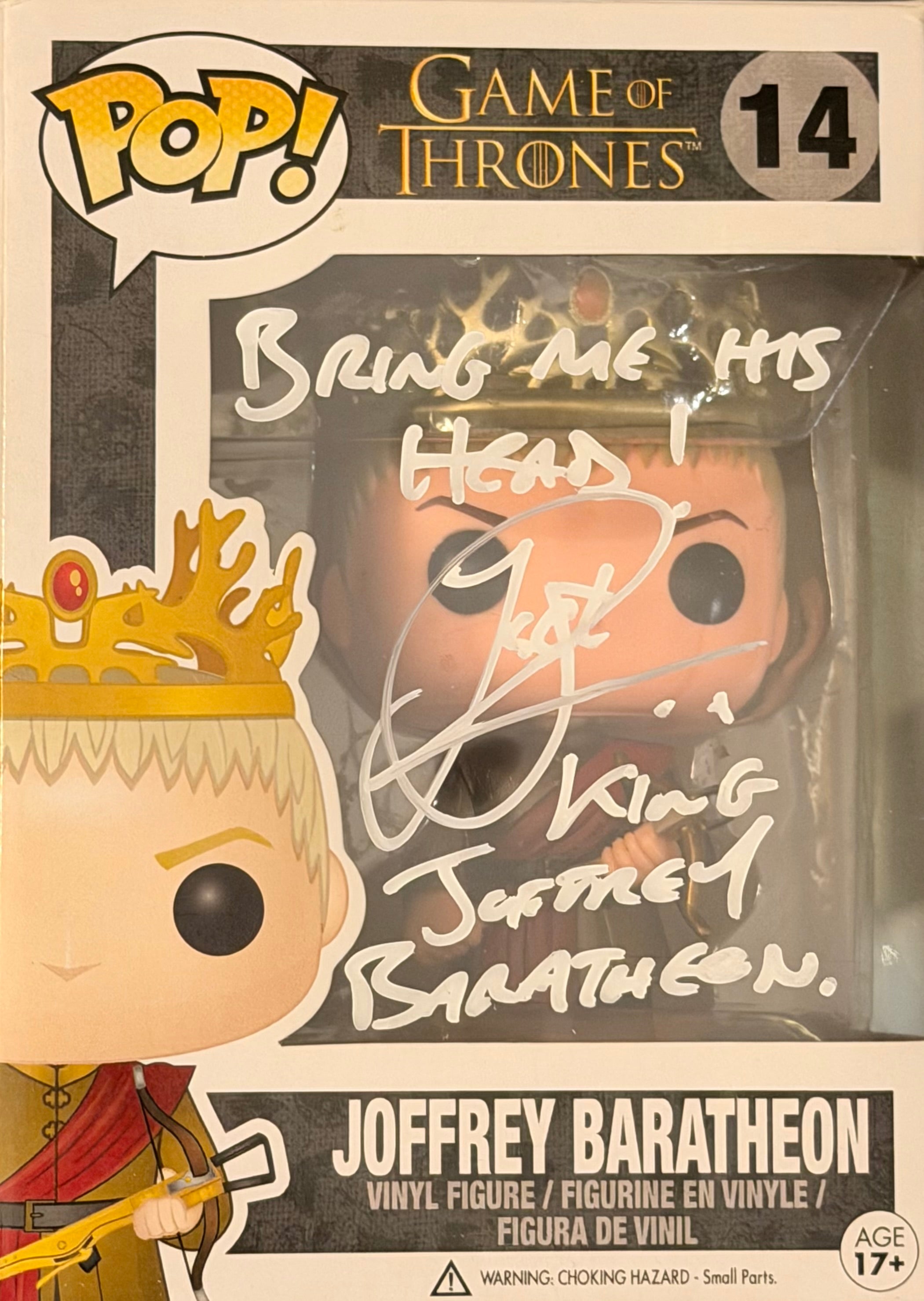 Jack Gleeson Exclusive Signed Collection | King Joffrey Baratheon