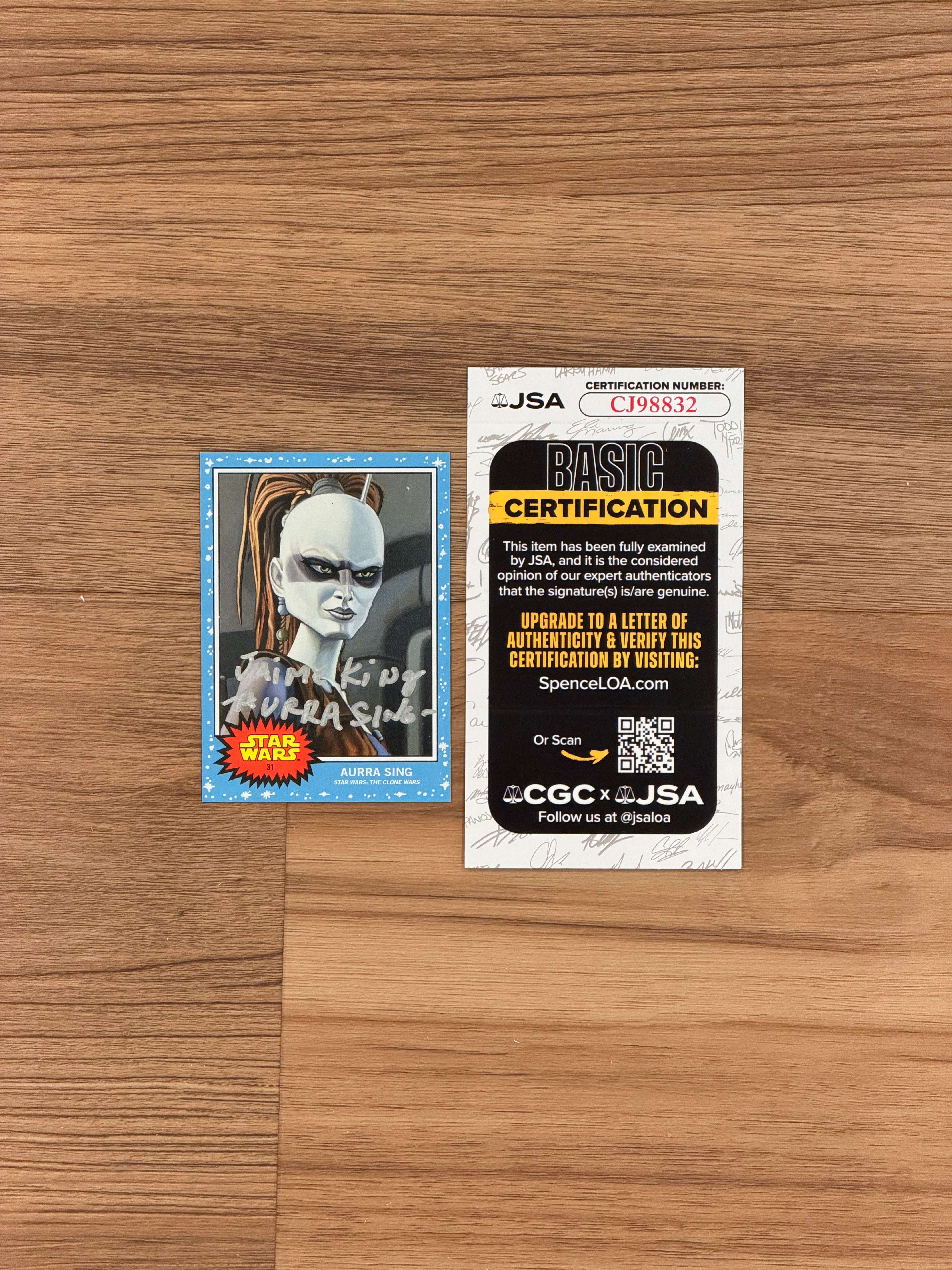 Jaime King Exclusive Signed Collection | Aurra Sing