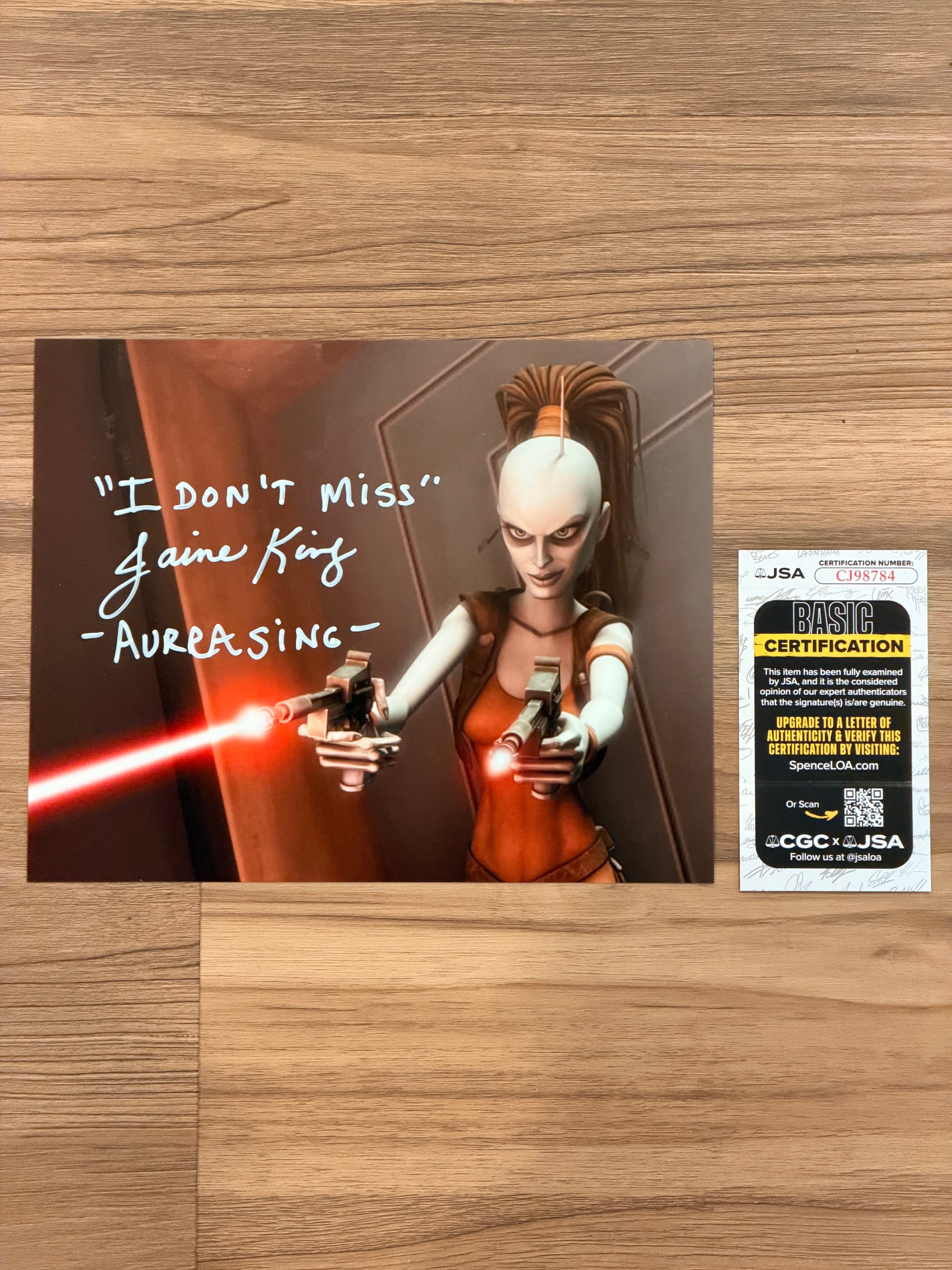 Jaime King Exclusive Signed Collection | Aurra Sing