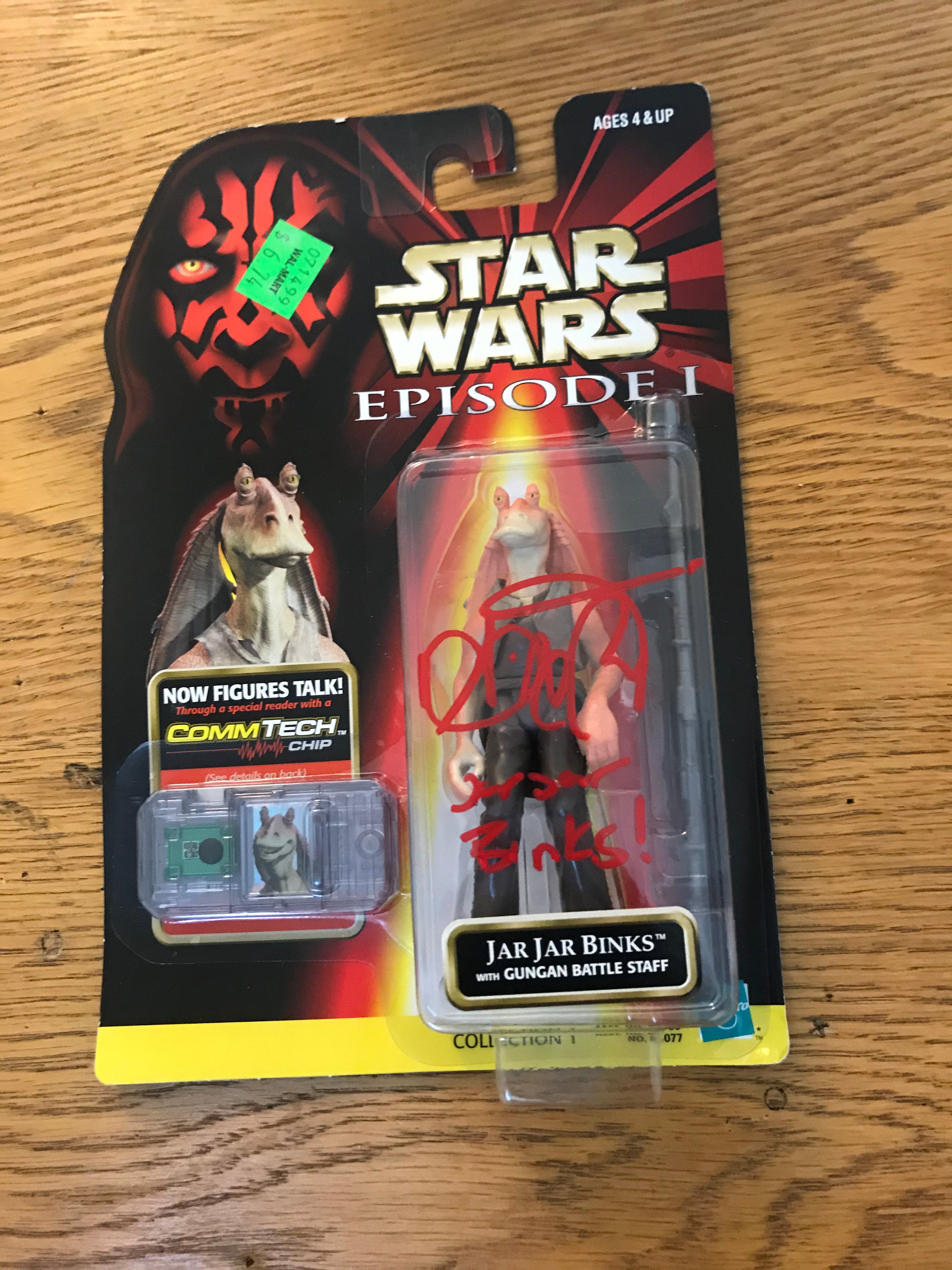 Ahmed Best Exclusive Signed Collection | Jar Jar Binks
