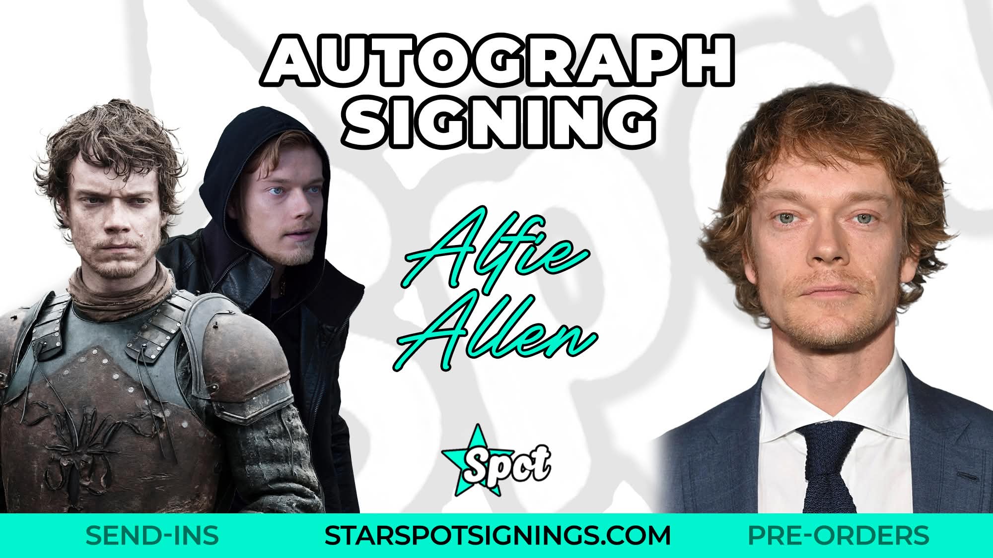 Alfie Allen Autograph Signing
