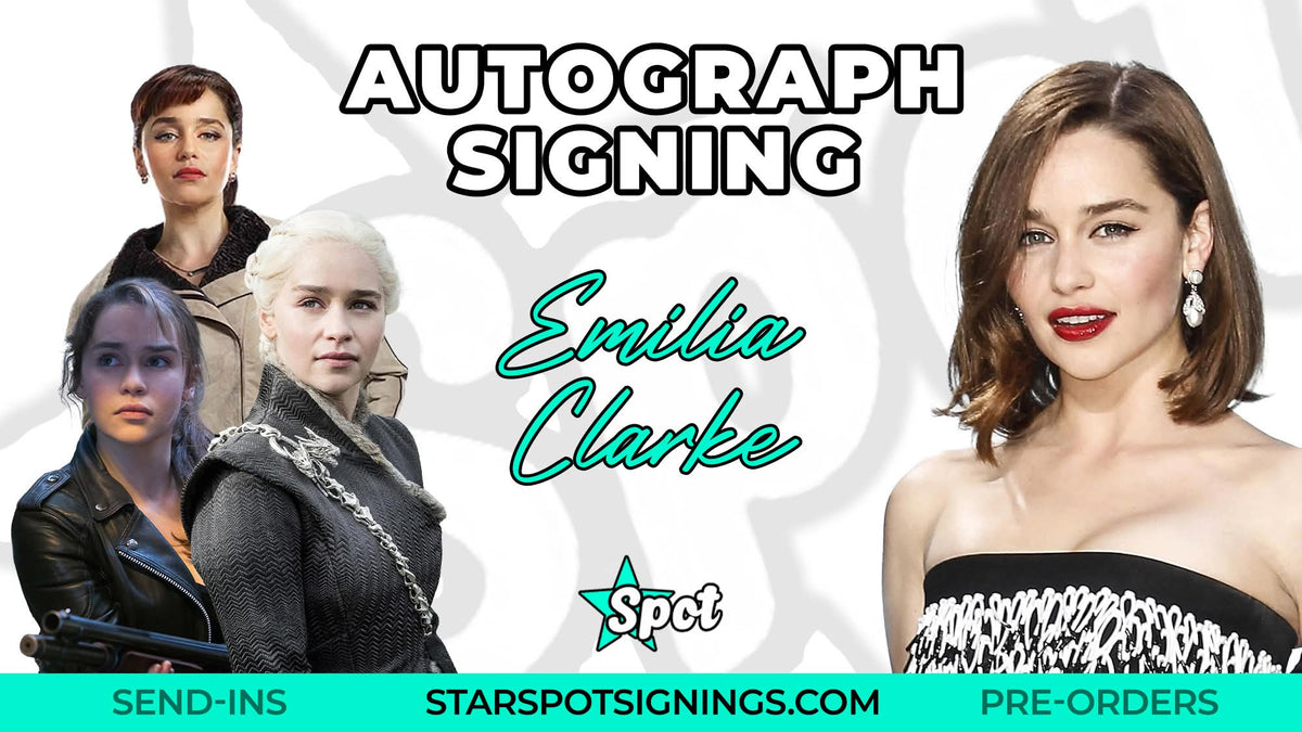 Emilia Clarke Autograph Signing