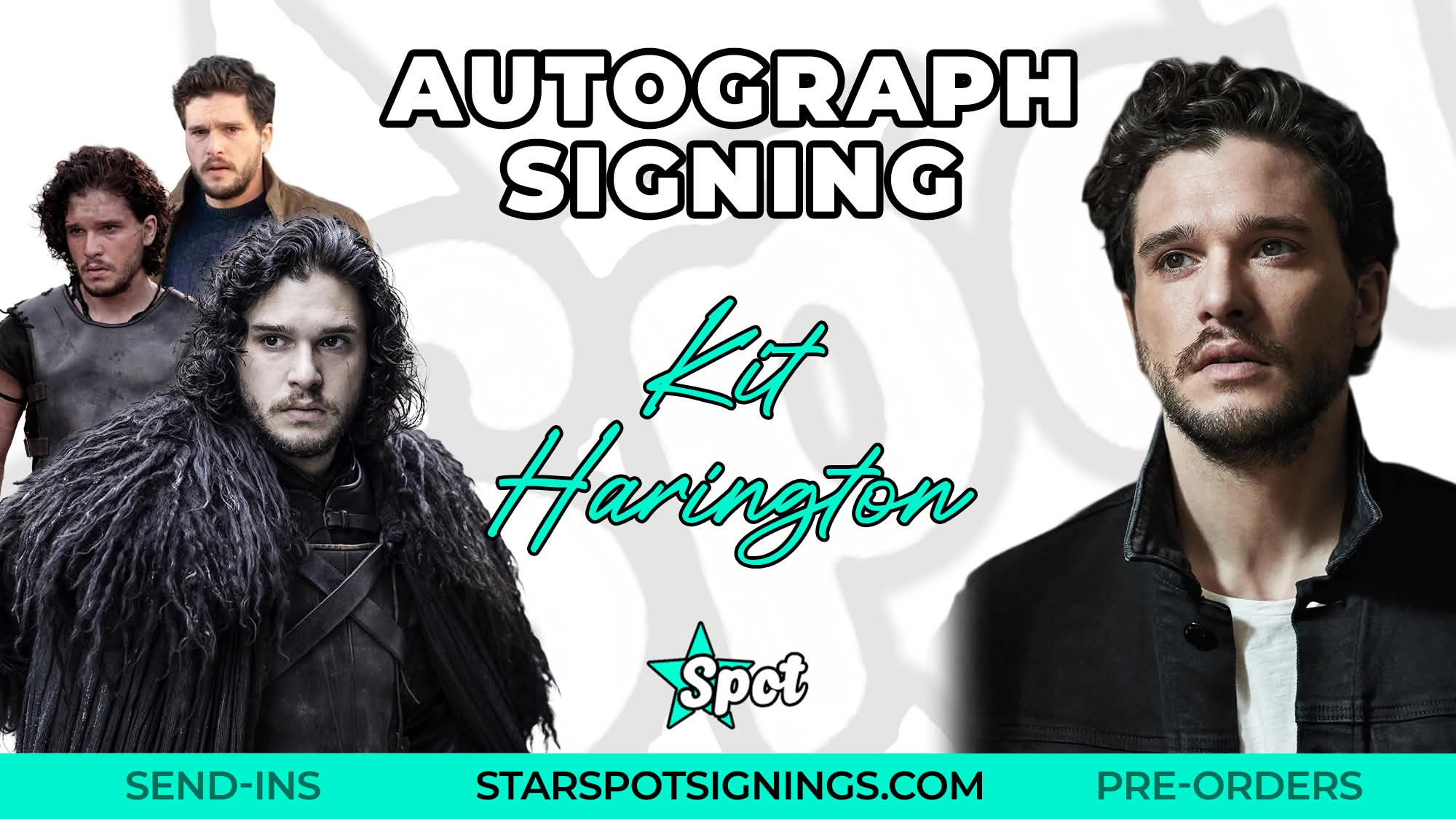 Kit Harington Autograph Signing