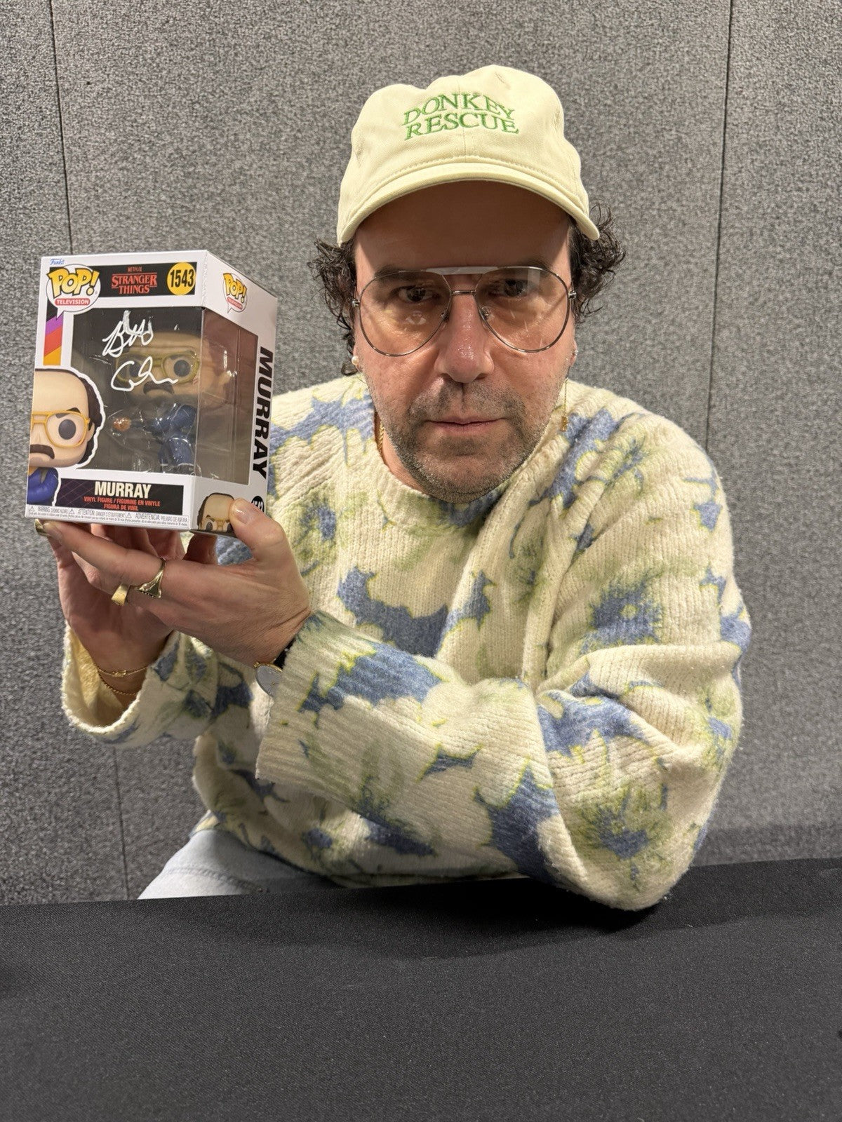 JSA COA Brett Gelman signed Murray Bauman Funko Pop Stranger Things 1543