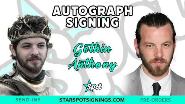 Gethin Anthony Autograph Signing