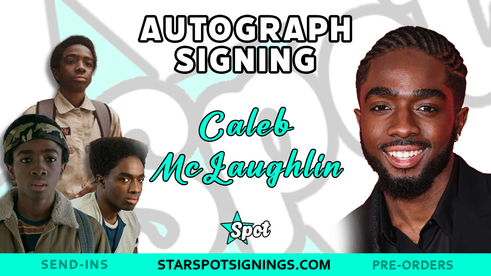 Caleb McLaughlin Autograph Signing