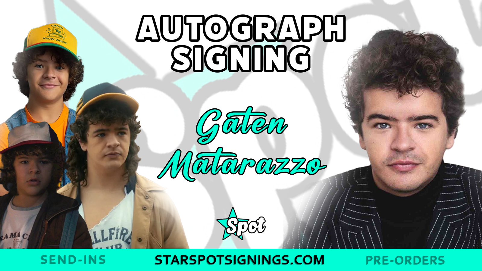 Gaten Matarazzo Autograph Signing