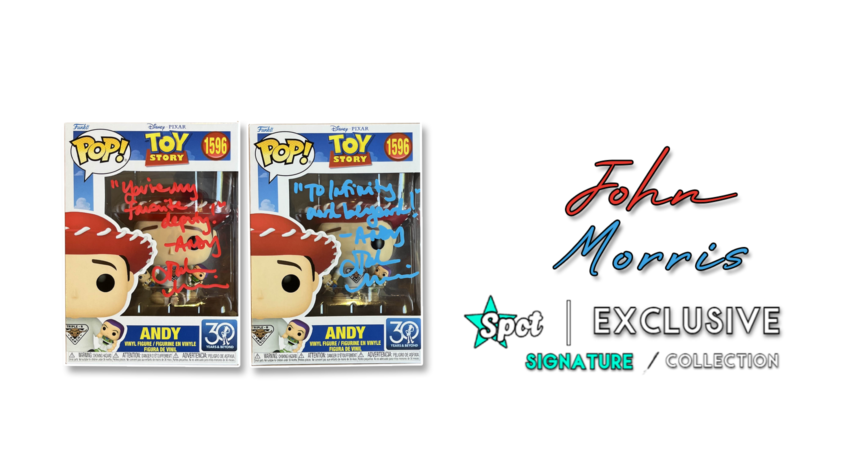 John Morris Exclusive Signed collection | Andy | Toy Story