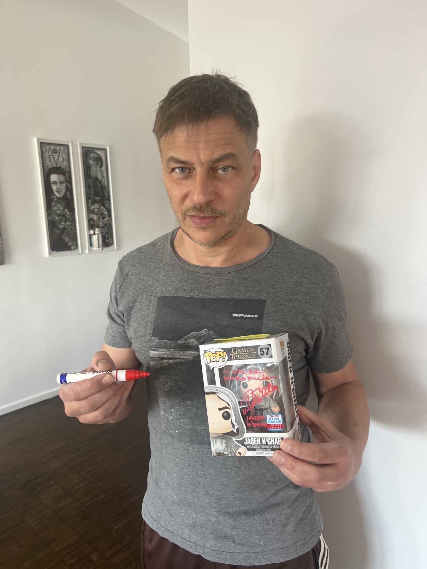 Tom Wlaschiha Autograph Signing Complete with StarSpot! | Jaqen H’ghar in Game of Thrones | Enzo in Stranger Things