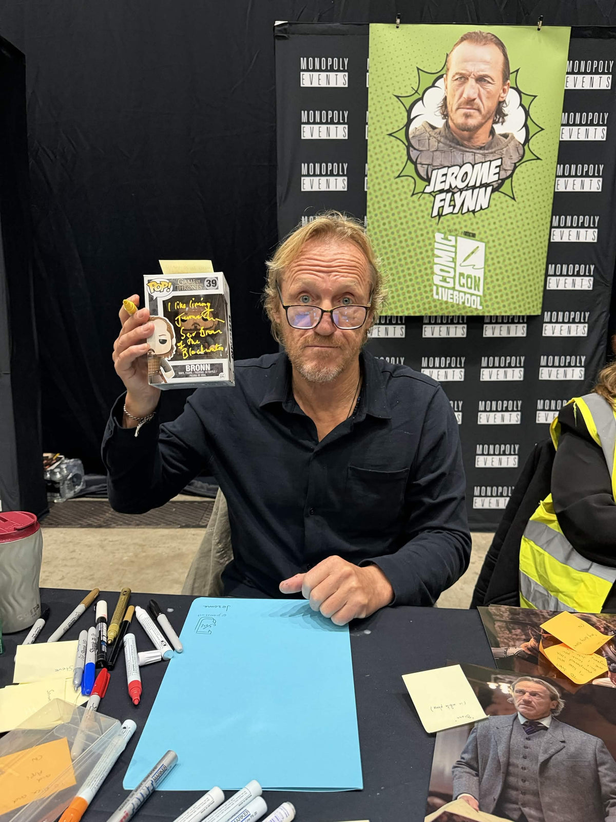 Jerome Flynn Autograph Signing Complete with StarSpotSignings! | Bronn in Game of Thrones