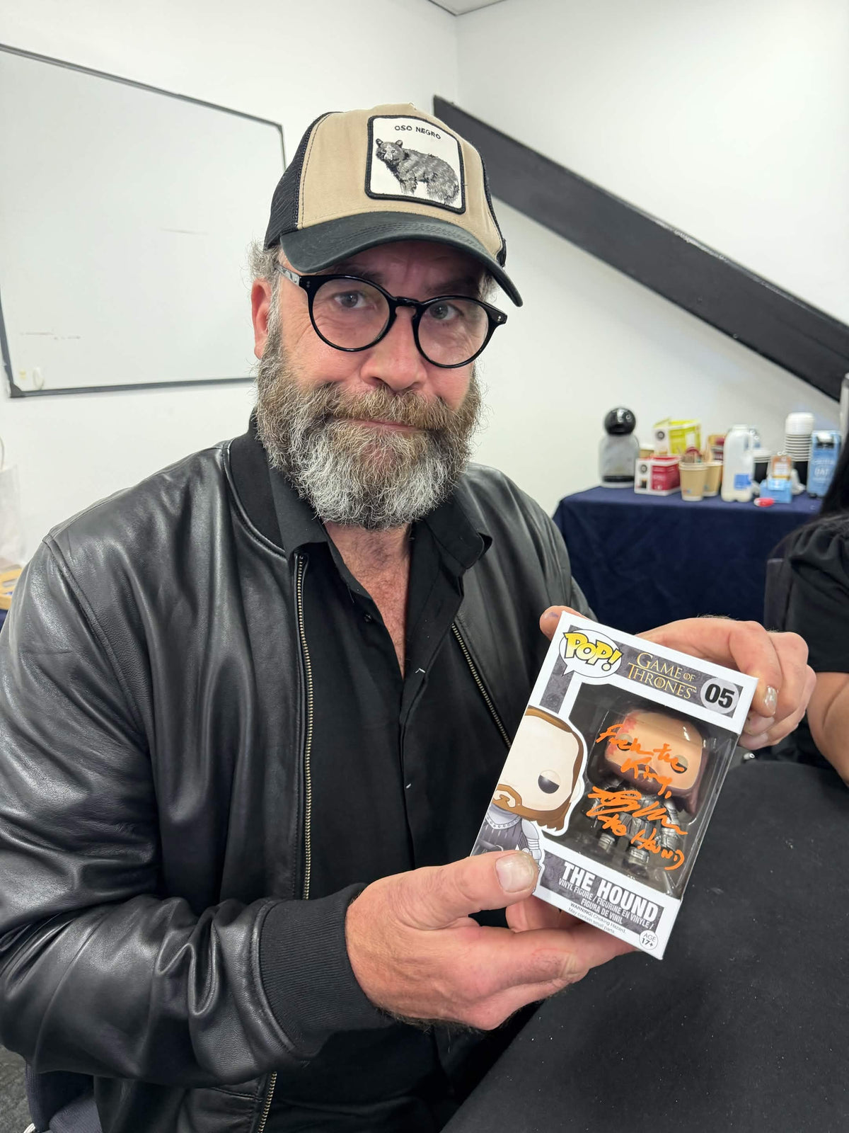Rory McCann Autograph Signing Complete with StarSpotSignings! | Sandor "The Hound" Clegane in Game of Thrones