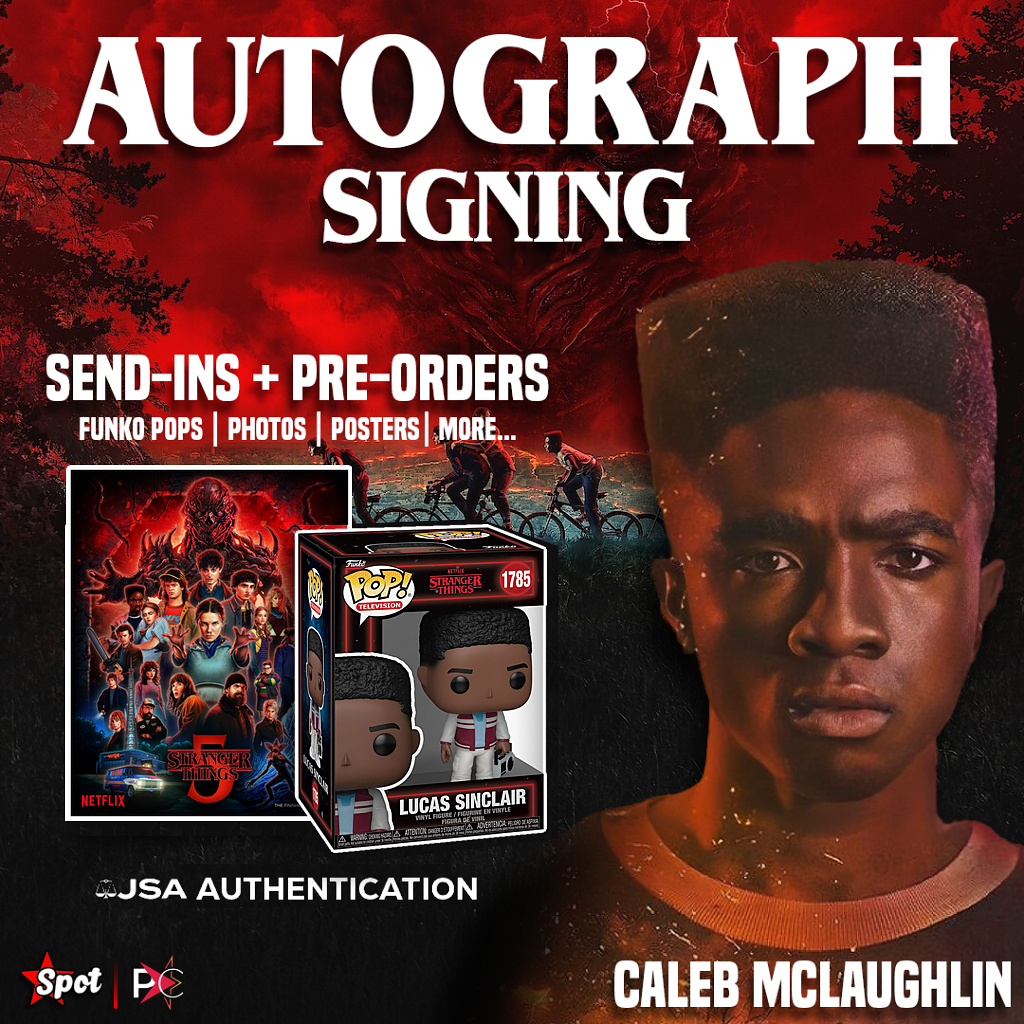 Caleb McLaughlin to Sign for StarSpot! | Lucas Sinclair in Stranger Things