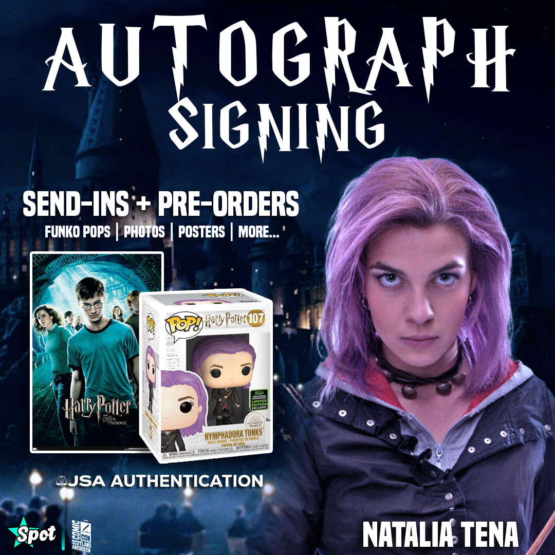 ✨ Natalia Tena to Sign for StarSpot! | Nymphadora Tonks in Harry Potter | Osha in Game of Thrones | Xi'an in Star Wars the Mandalorian