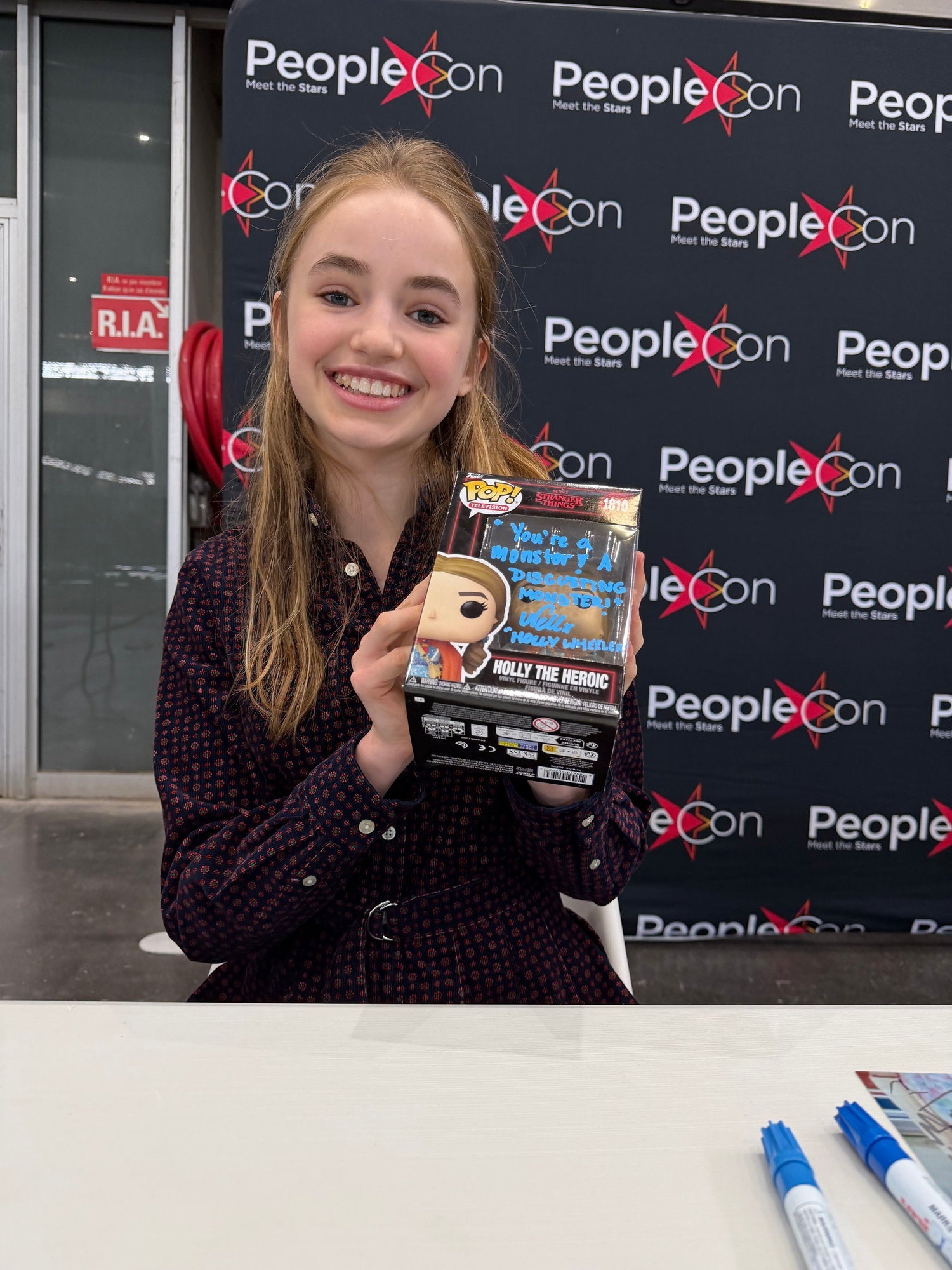 Nell Fisher Autograph Signing Complete with StarSpot! | Holly Wheeler in Stranger Things