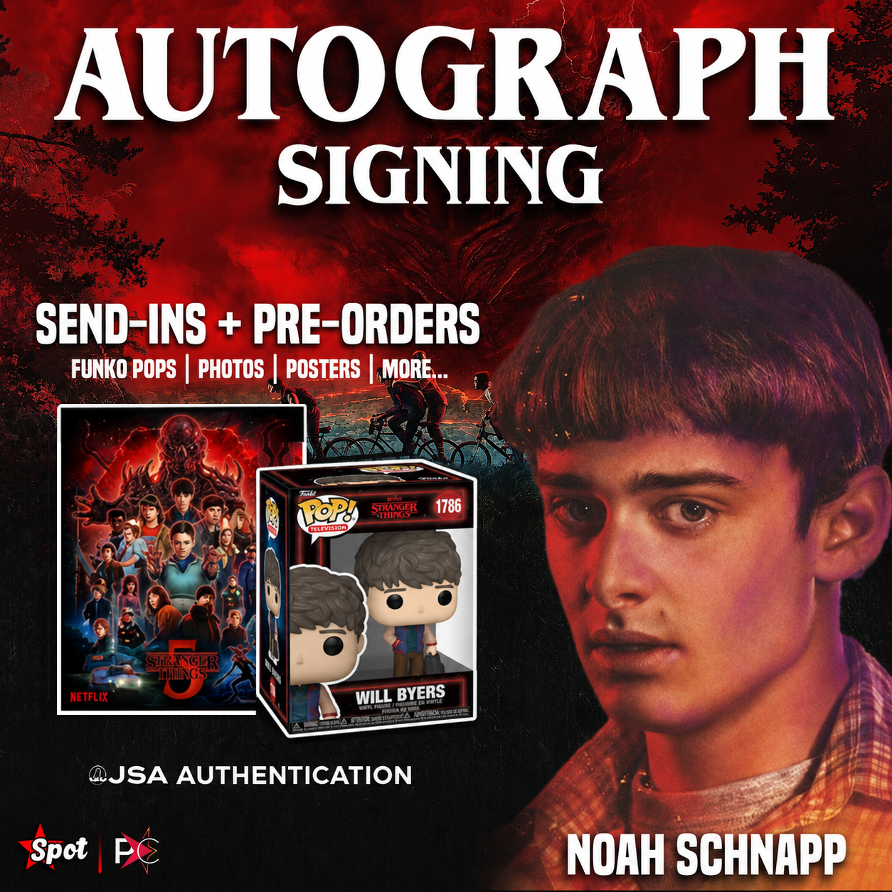 Noah Schnapp to Sign for StarSpot! | Will Byers in Stranger Things
