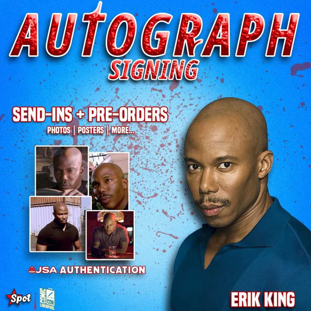 Erik King to Sign for StarSpot! | James Doakes in Dexter