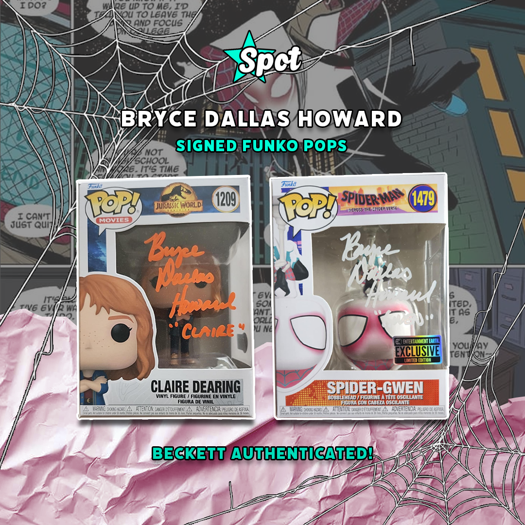 Bryce Dallas Howard Signed Funko Pops!