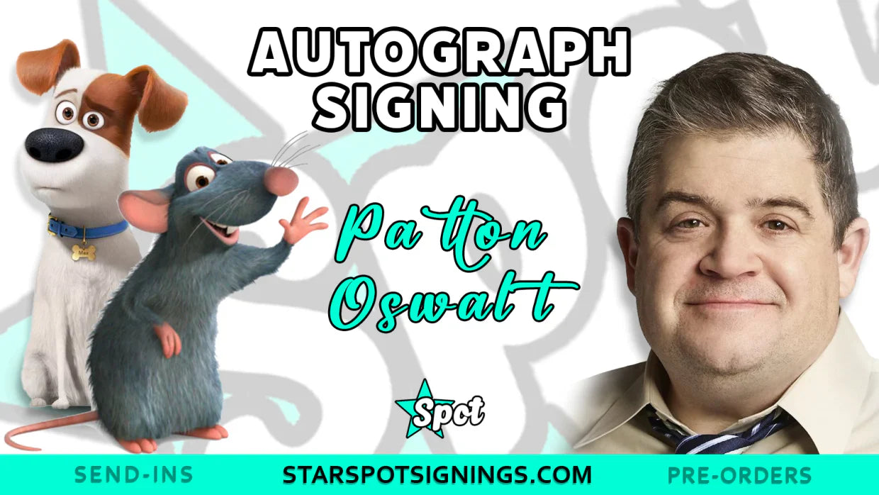Patton Oswalt to Sign for StarSpot! | Ratatouille, The Simpsons, Rick & Morty & More