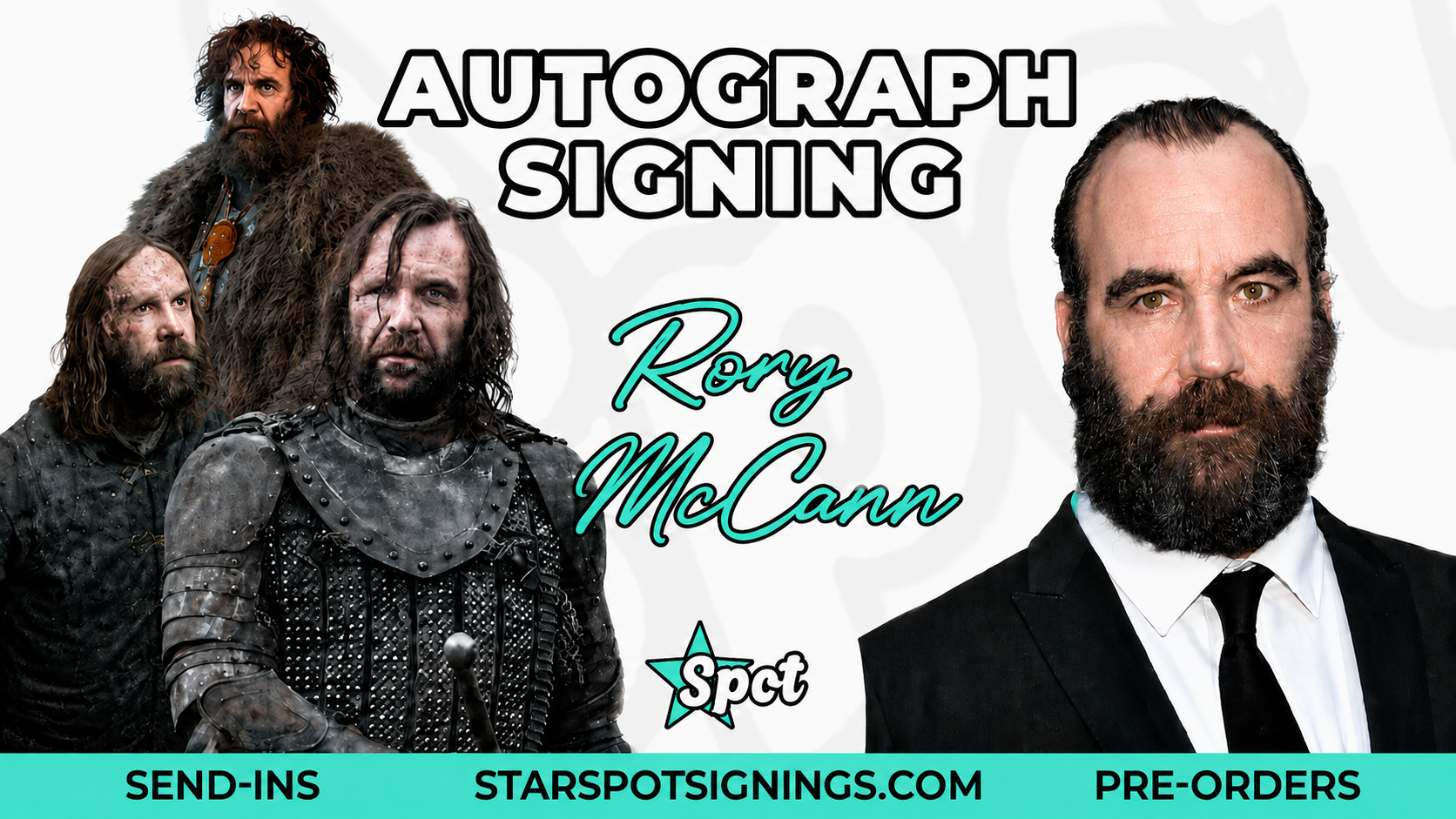 Rory McCann Autograph Signing