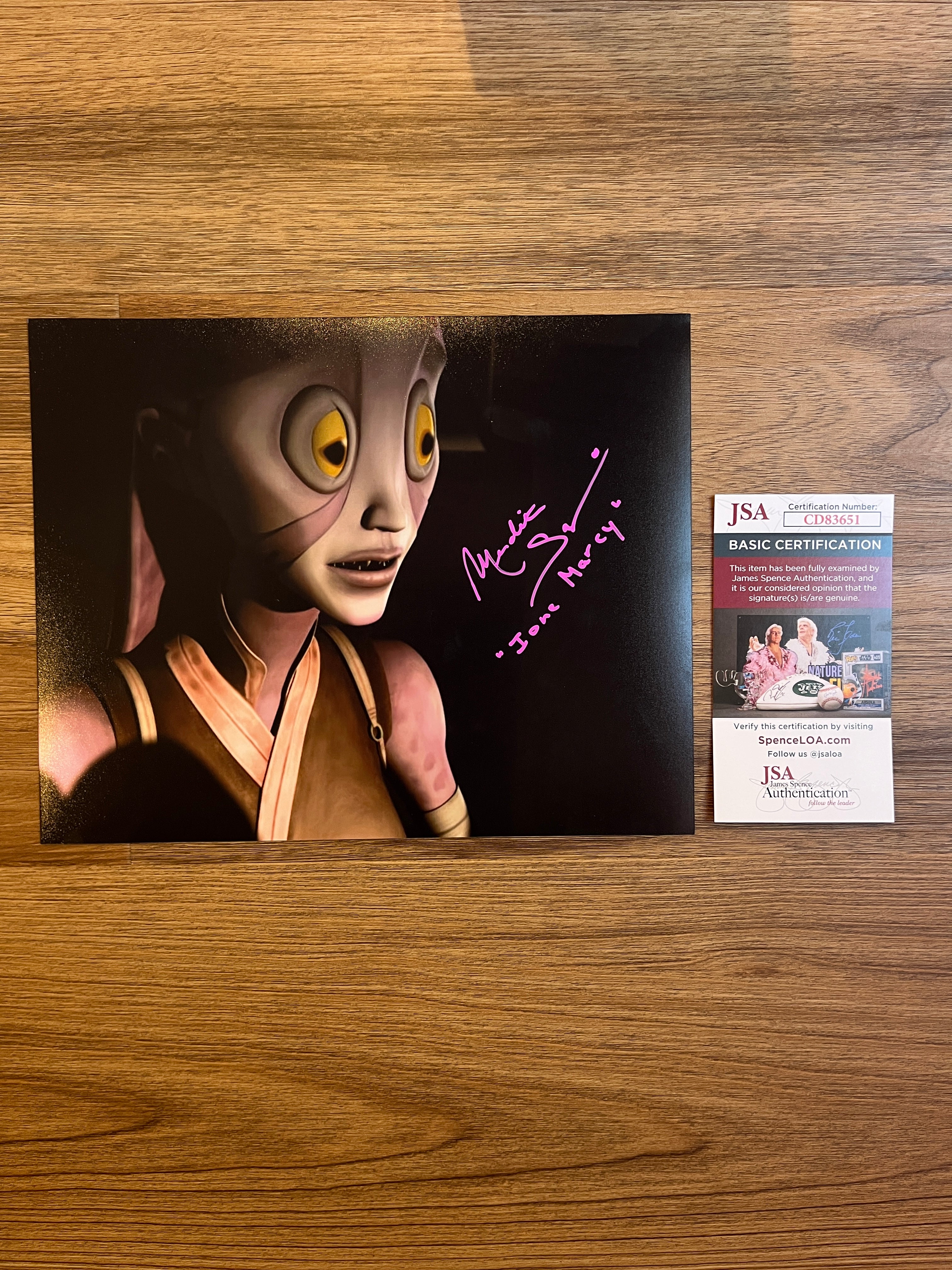 Meredith Salenger Exclusive Signed collection | Barriss Offee | Ione Marcy