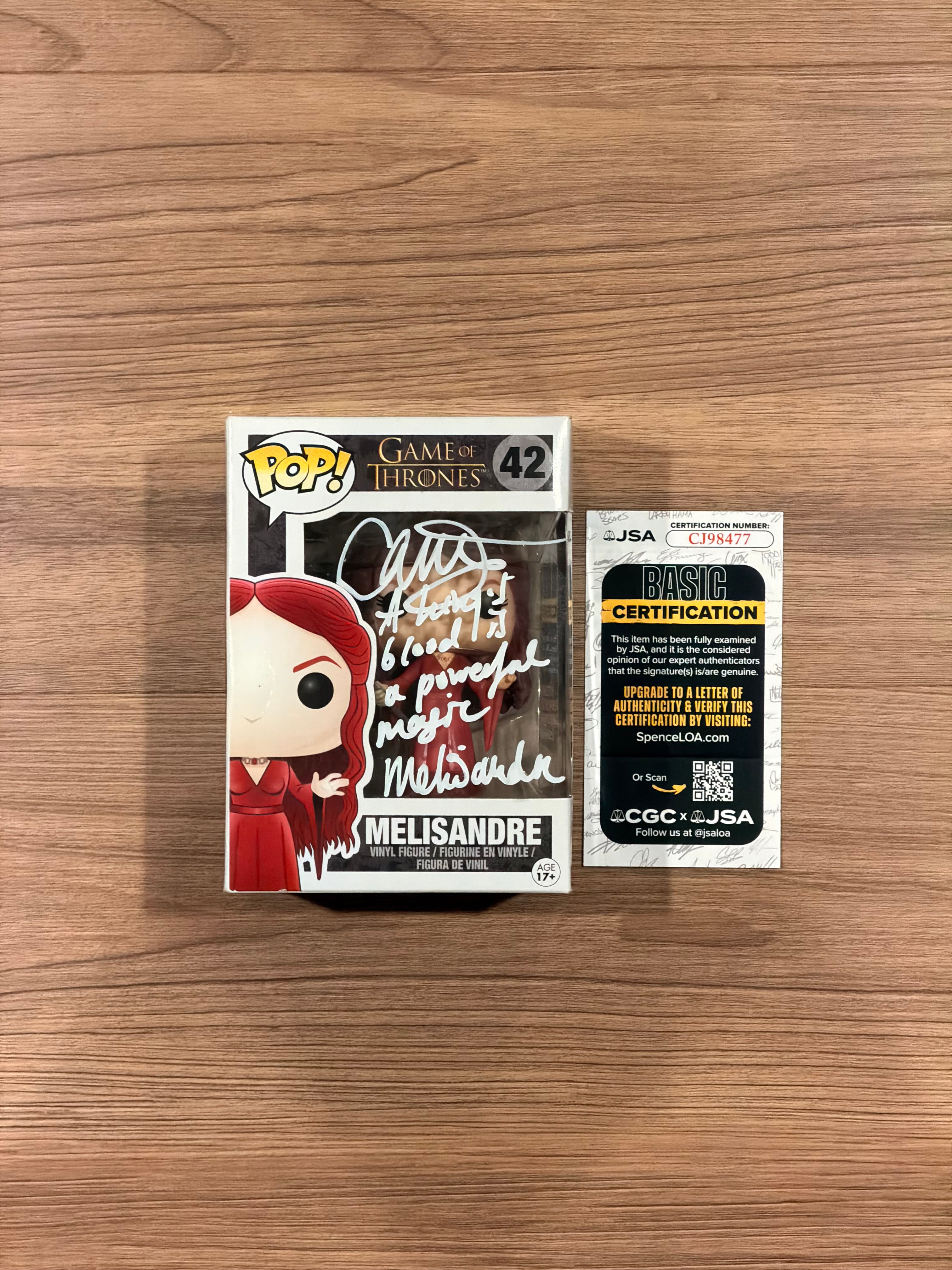 Carice van Houten Exclusive Signed Collection | Melisandre
