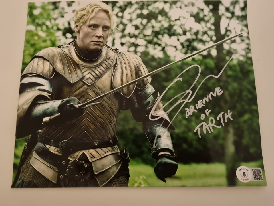 Gwendoline Christie Exclusive Signed Collection | Captain Phasma | Brienne of Tarth
