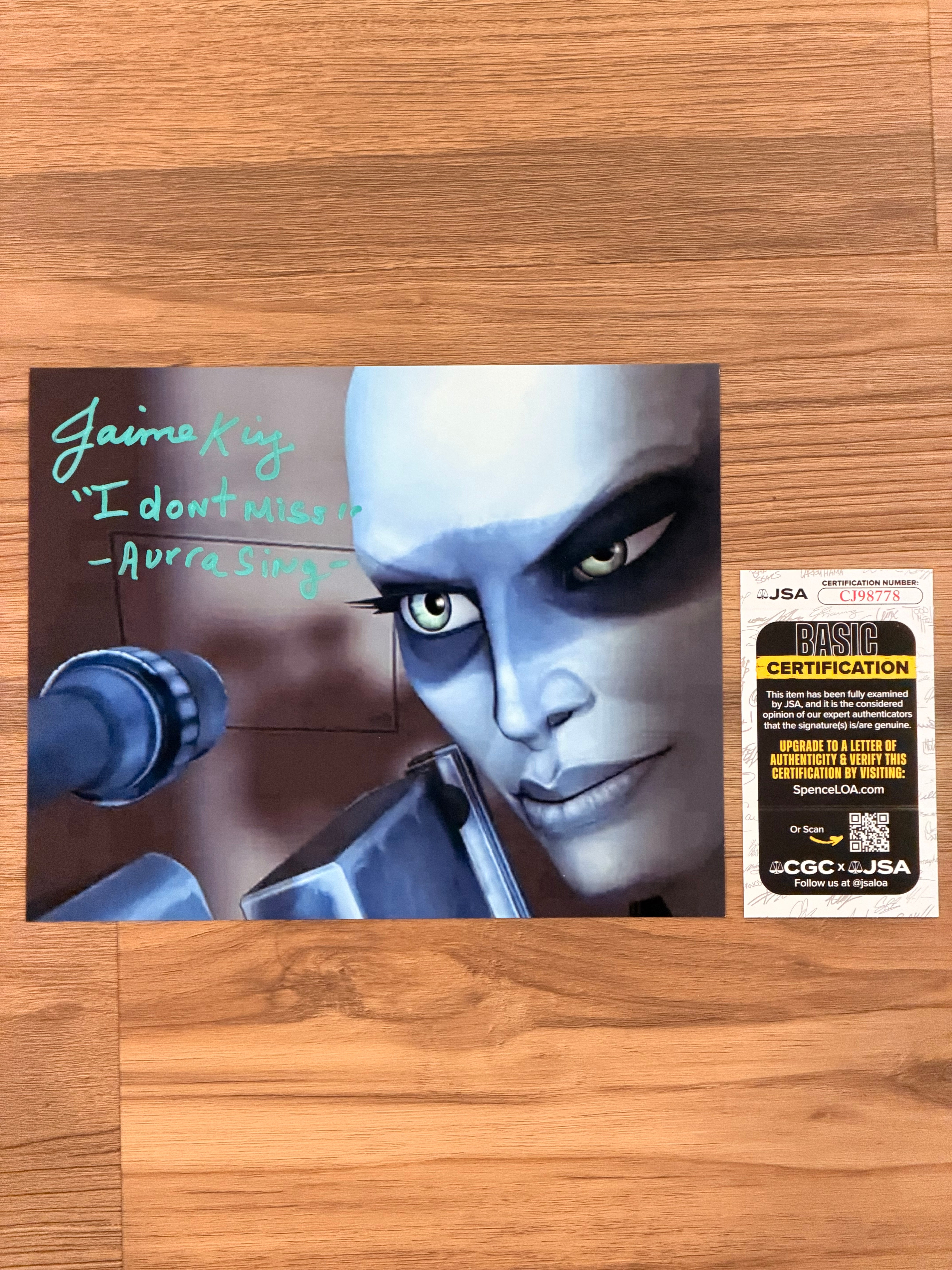 Jaime King Exclusive Signed Collection | Aurra Sing