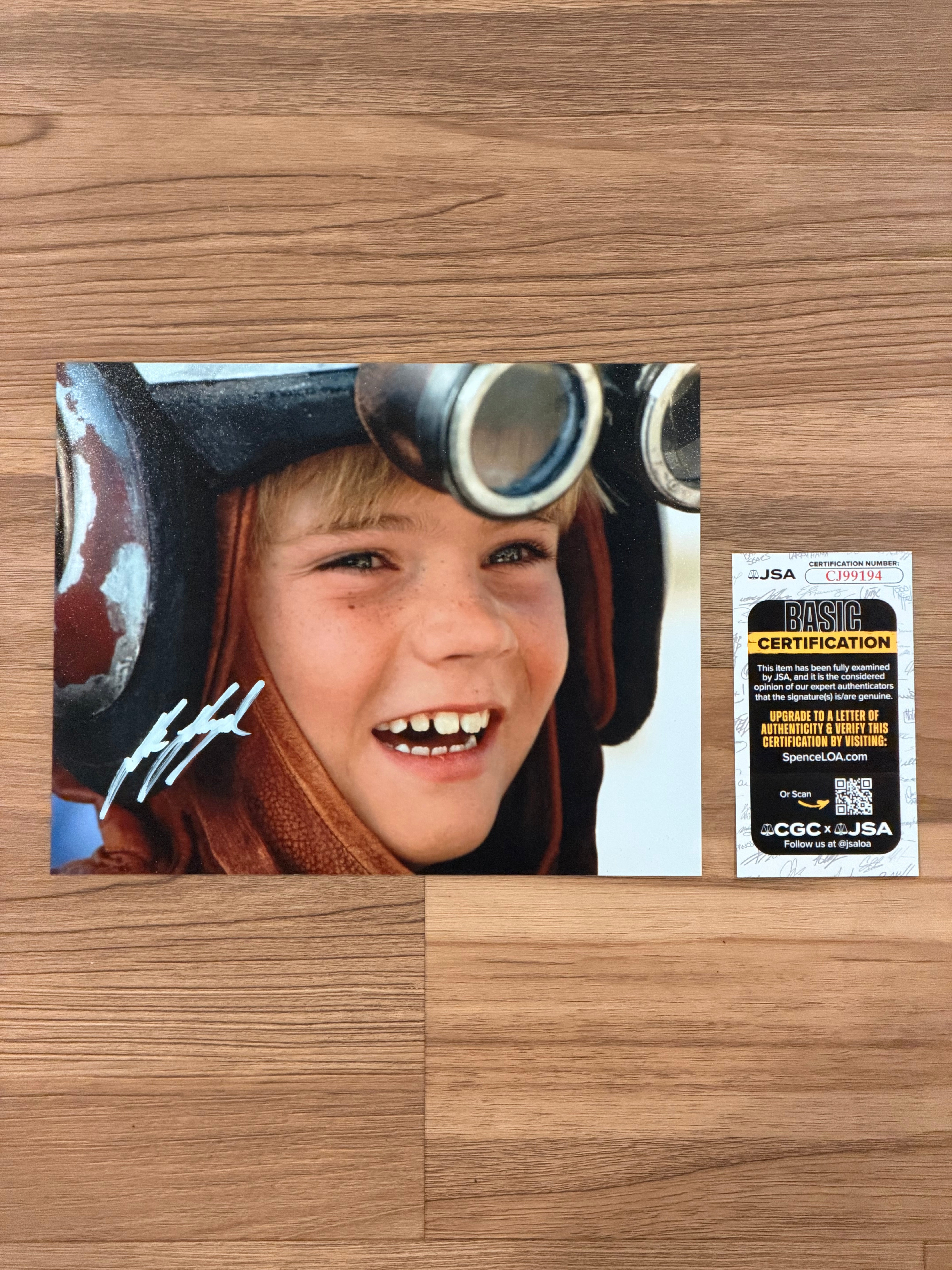 スターウォーズ アナキン役 ジェイクロイド氏 直筆サインポートレート Jake Lloyd Exclusive Signed Collection | Anakin Skywalker