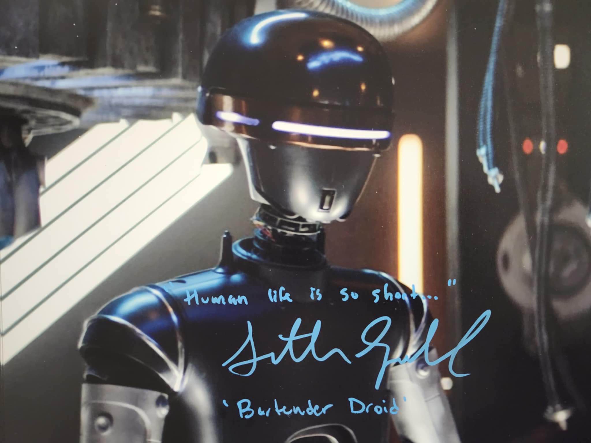 Seth Gabel Exclusive Signed Collection | Bartender Droid