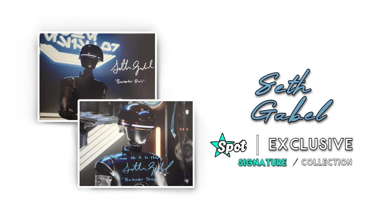Seth Gabel Exclusive Signed Collection | Bartender Droid