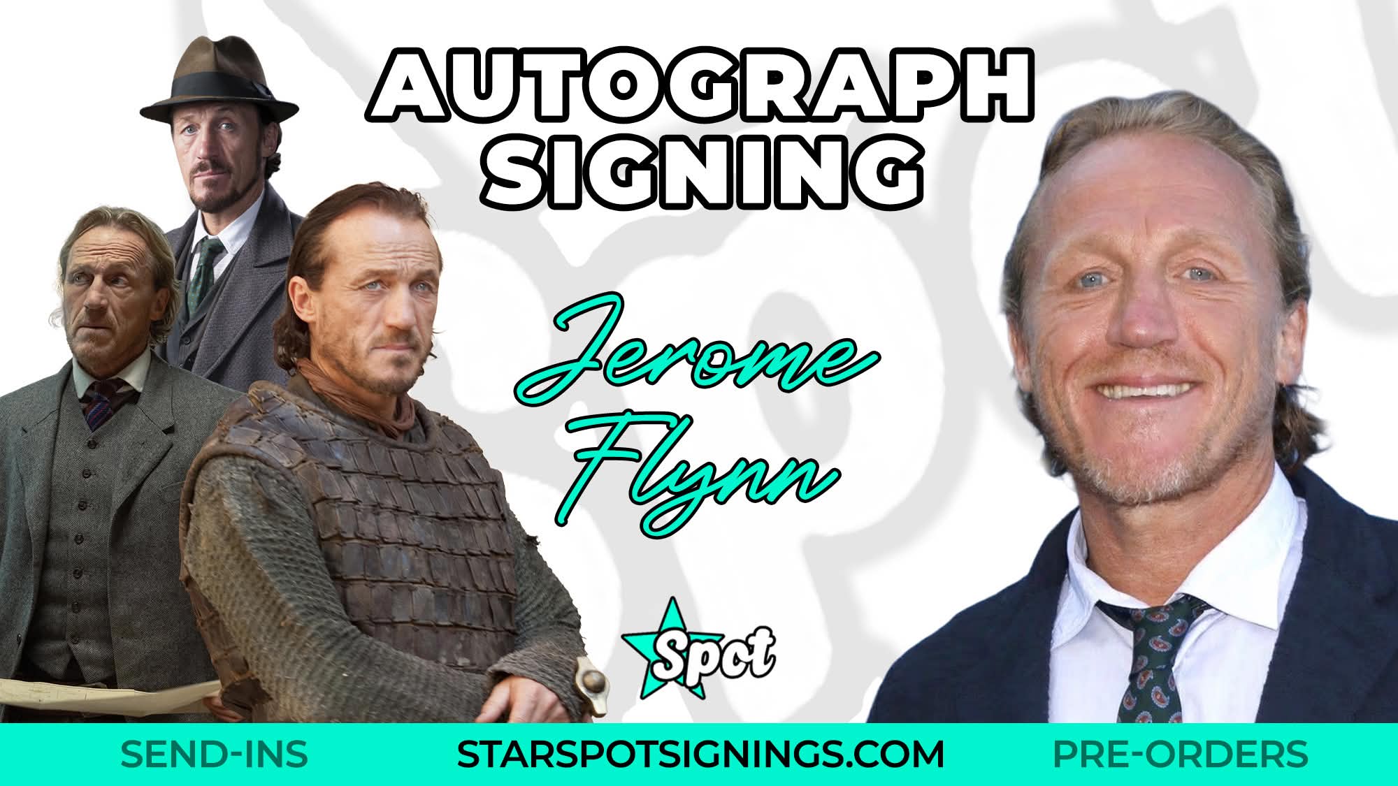 Jerome Flynn Autograph Signing